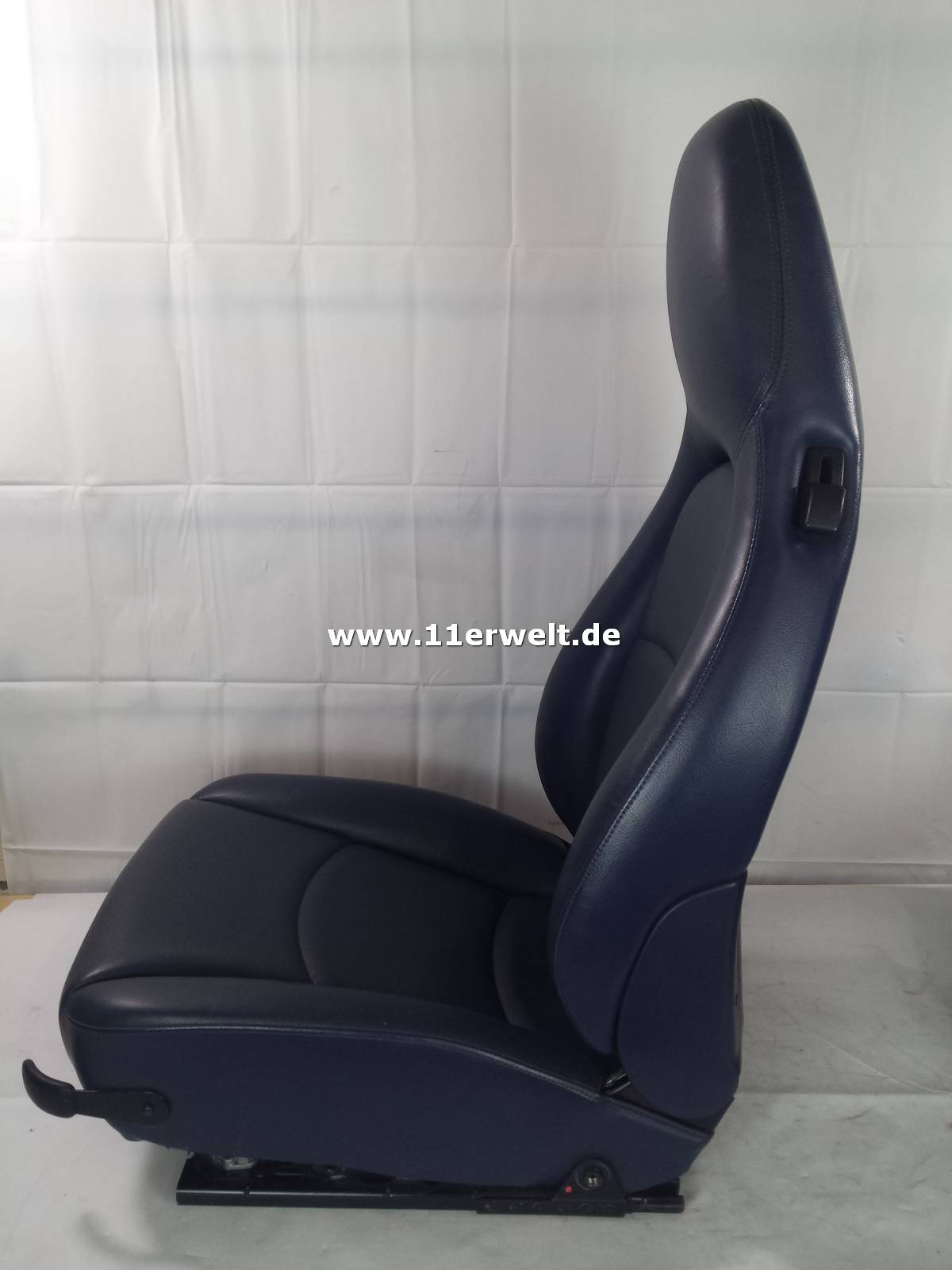 Ledersitze Porsche 993 dunkelblau elektrisch verstellbar