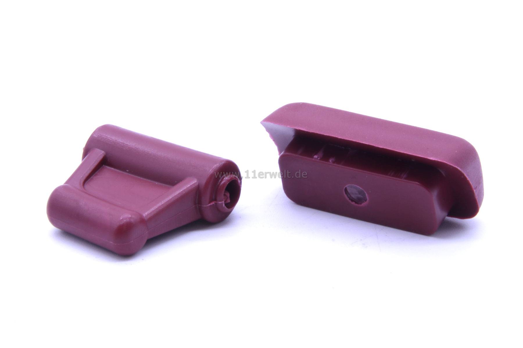Clips - Halter  zur Befestigung der Sonnenblende Mercedes R107 burgund