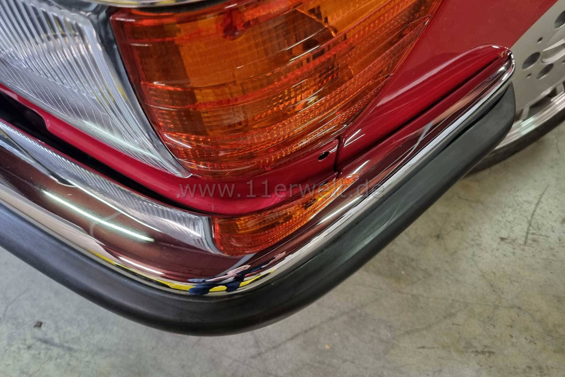 Stoßstangen Set aus Edelstahl für Mercedes R107 SL Vorne und Hinten