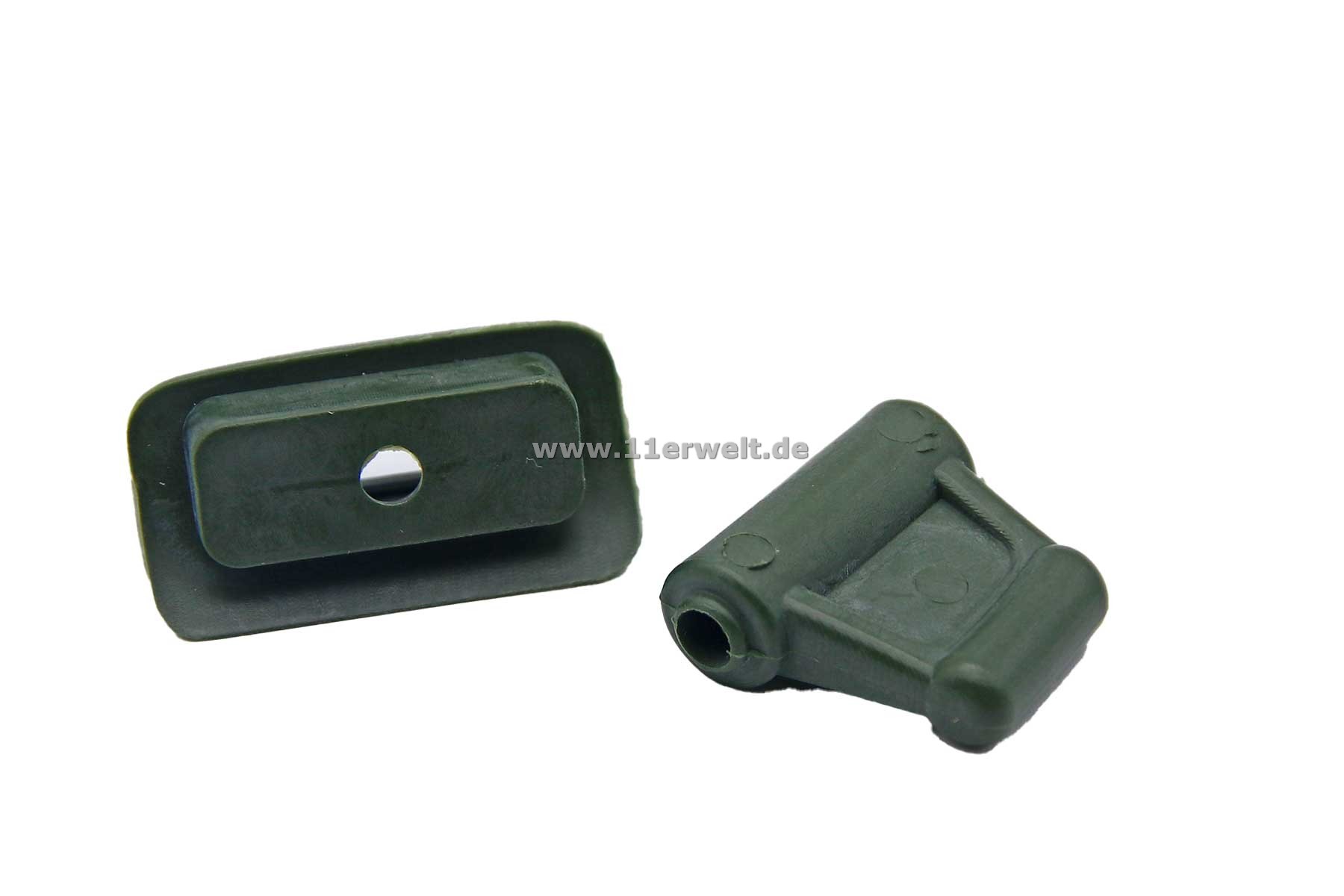 Halter - Clips zur Befestigung der Sonnenblende Mercedes R107 grün