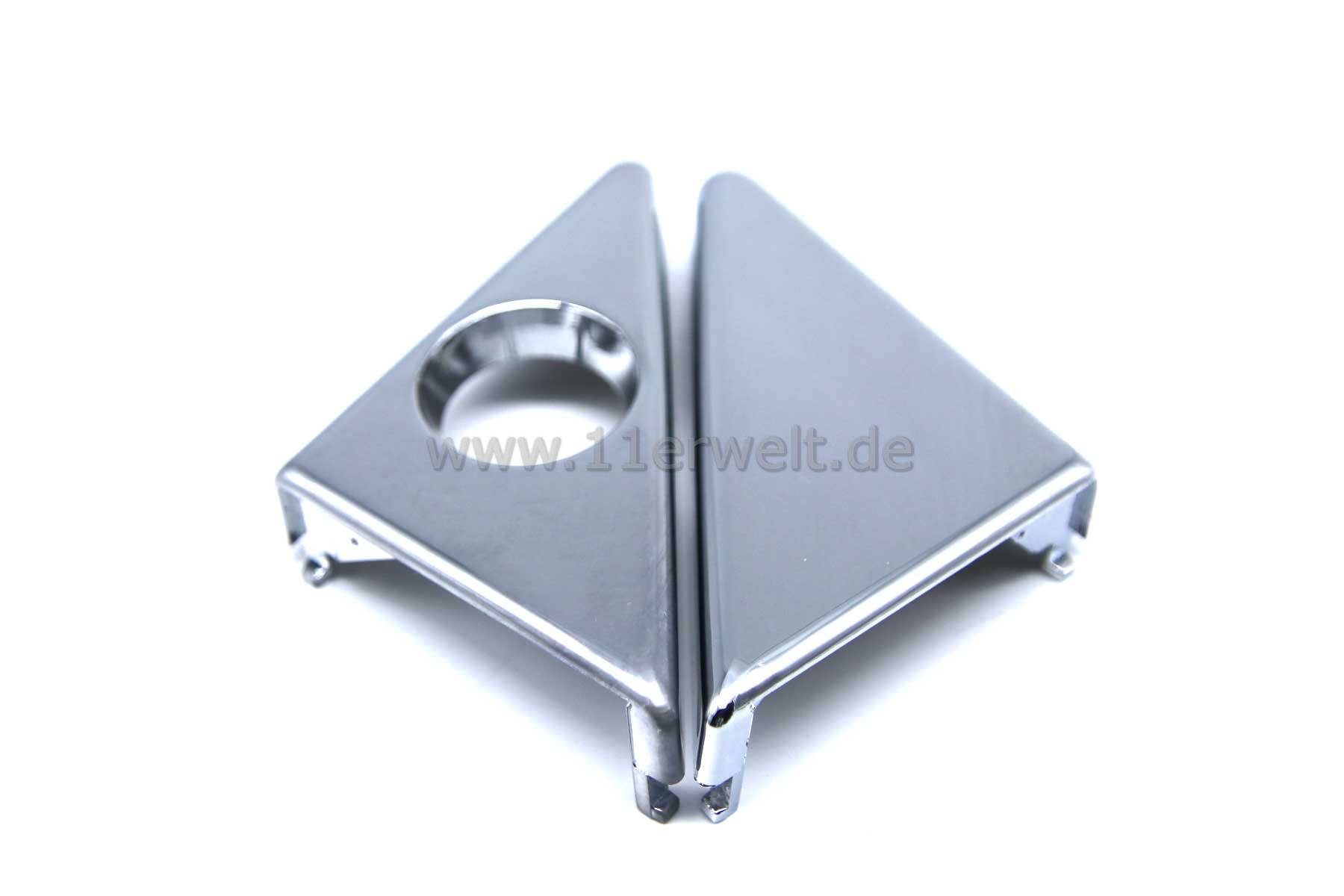 1 Set Chrom Spiegeldreieck Spiegelabdeckung Mercedes SL R107 W107 rechts und links