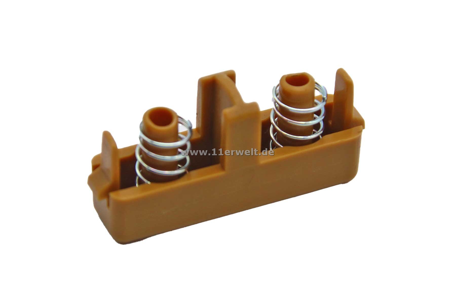 Entriegelungsknopf - Side Push Button Mittelkonsole Mercedes SL R129 in palomino inkl. Federn