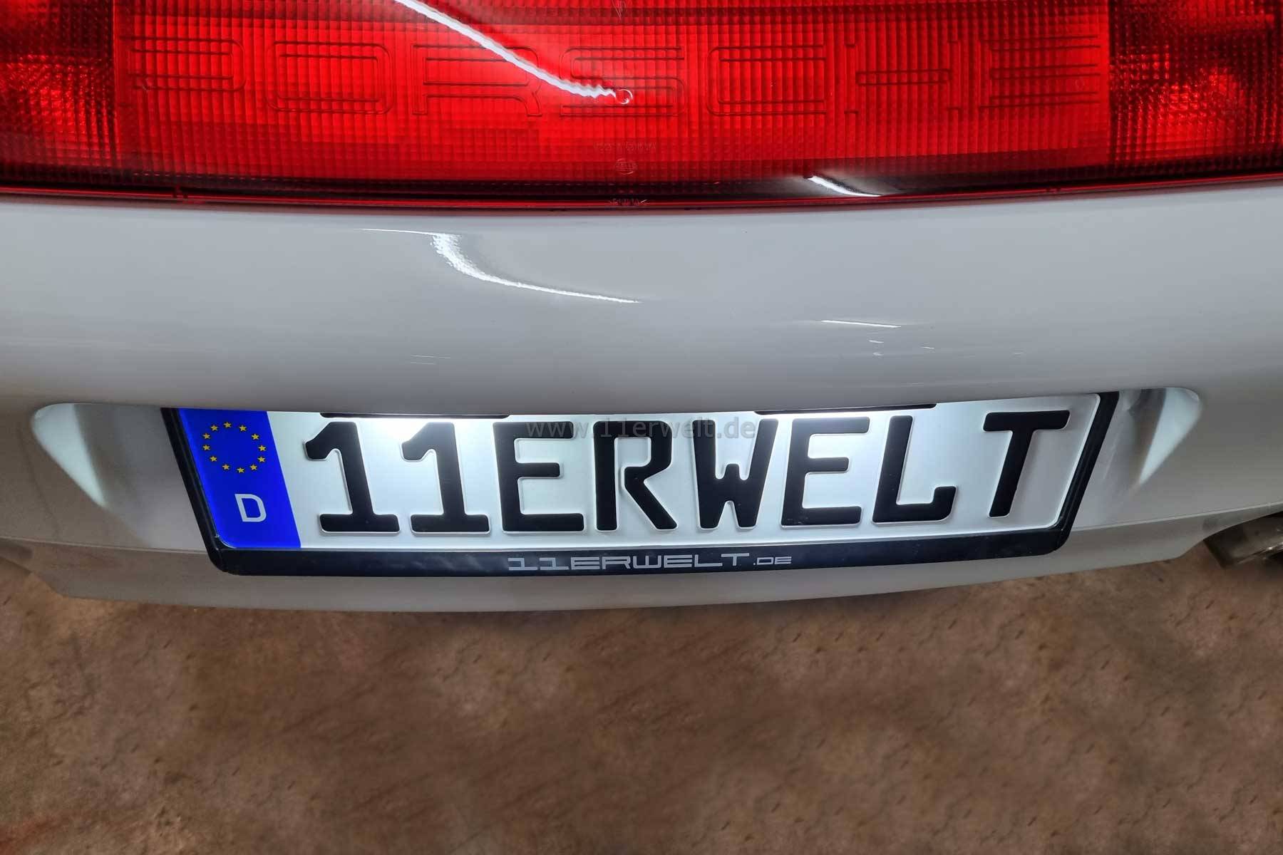 LED Kennzeichenleuchte Porsche 993, 996 VFL, 964, 968 und 986 Boxster SET 2 Stück