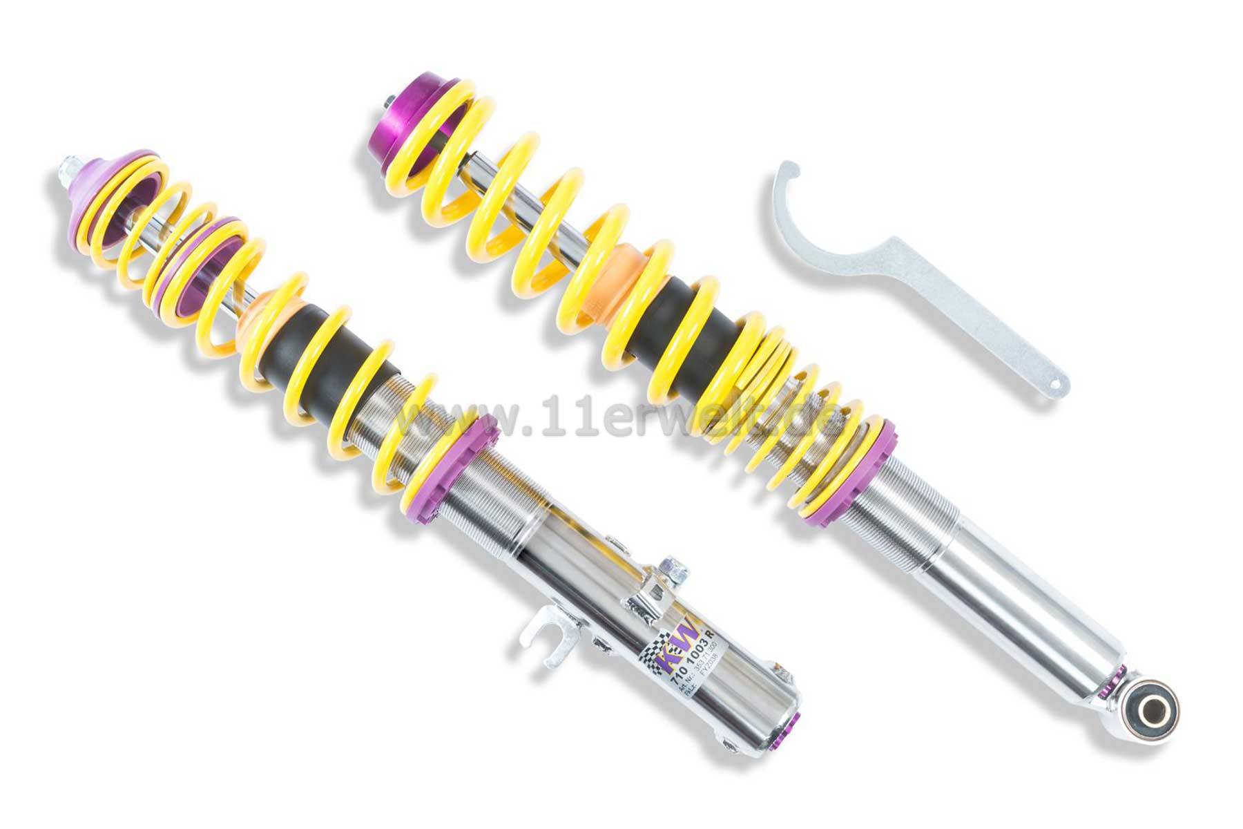 Sportfahrwerk KW V3 inox für Porsche 964 3.6 Carrera 11/90 bis 05/94