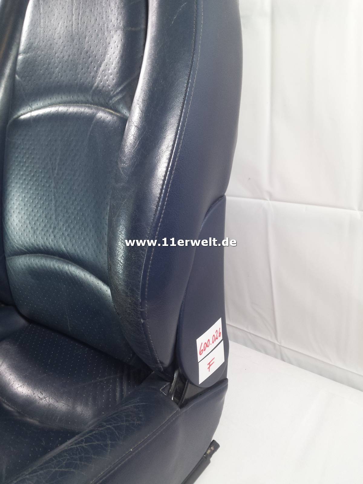 Ledersitze Porsche 993 dunkelblau elektrisch verstellbar