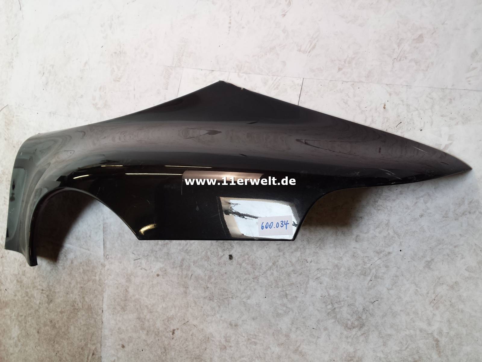 Original Porsche 993 Seitenteil Ausschnitt hinten links, schwarz