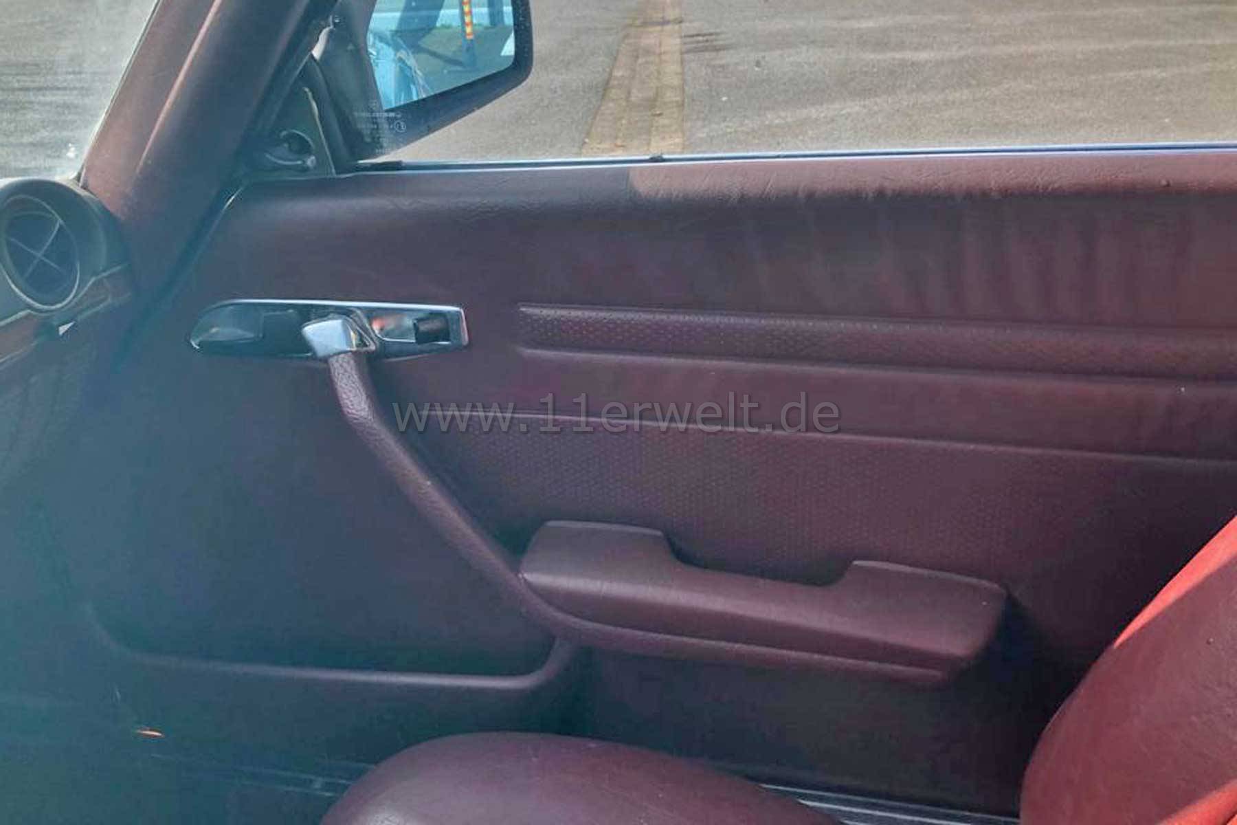 Mercedes 380SL silber, Leder Burgund zum Restaurieren