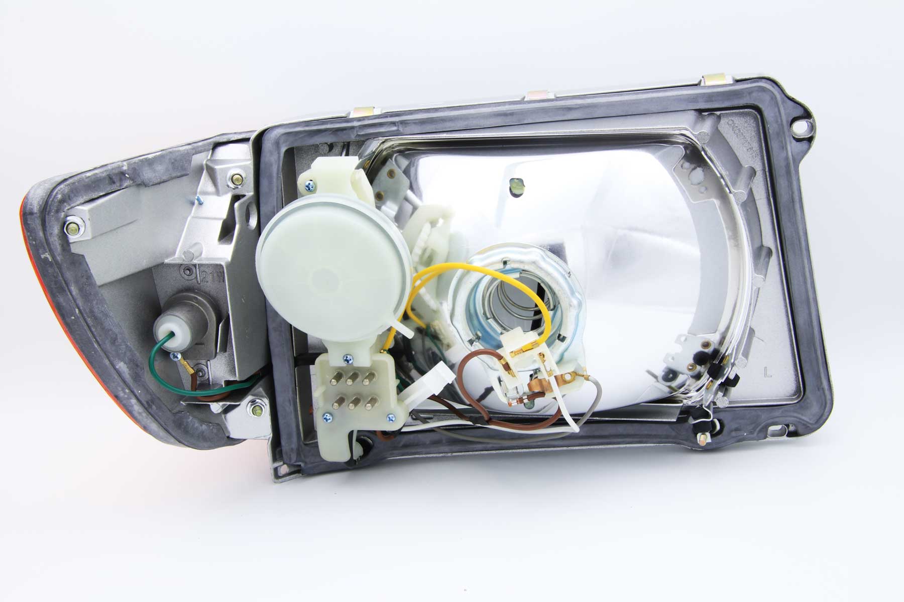 Scheinwerfer für Mercedes W 107 SL und SLC links mit Leuchtweitenregulierung