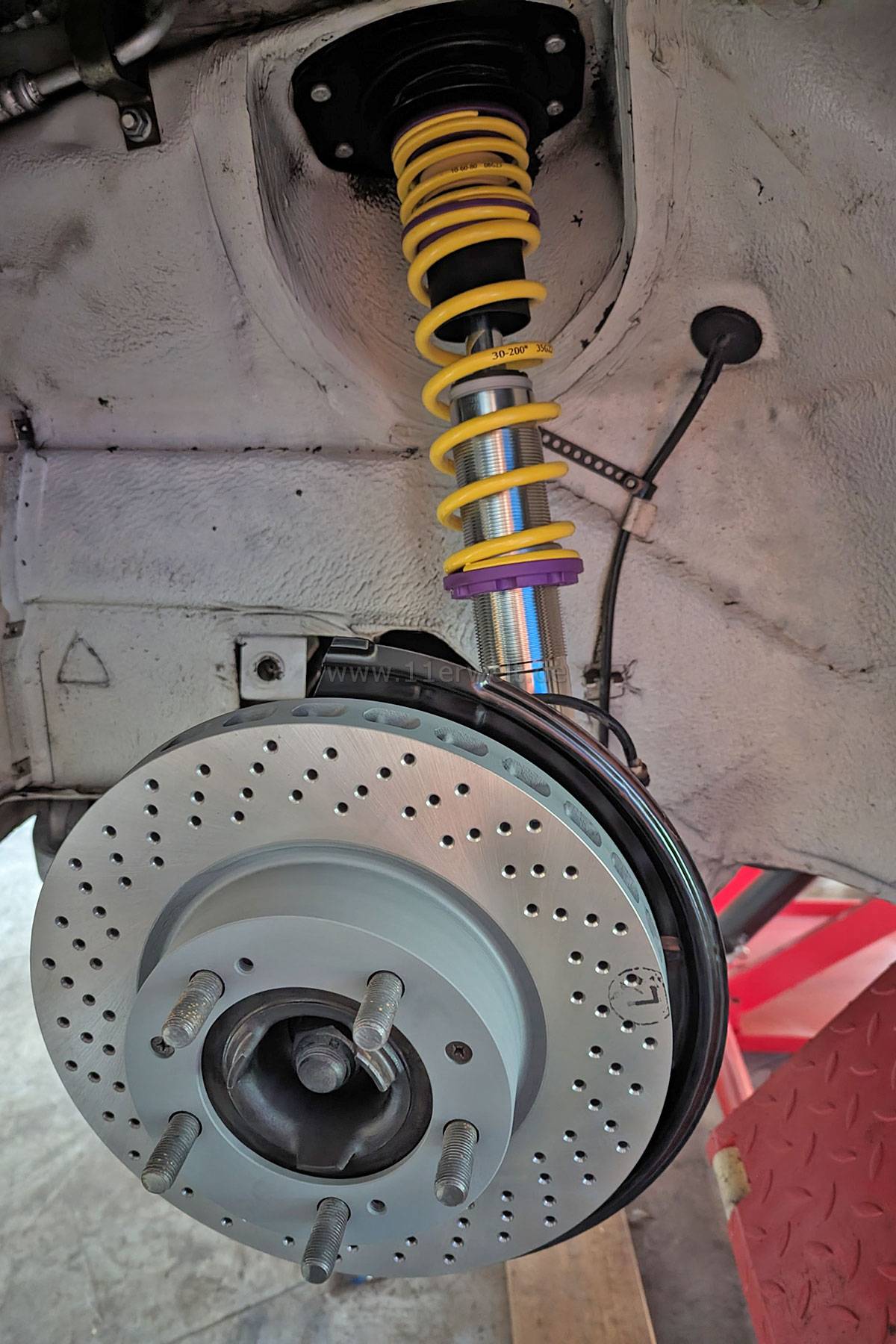 Sportfahrwerk KW V1 für Porsche 993 Carrera 2