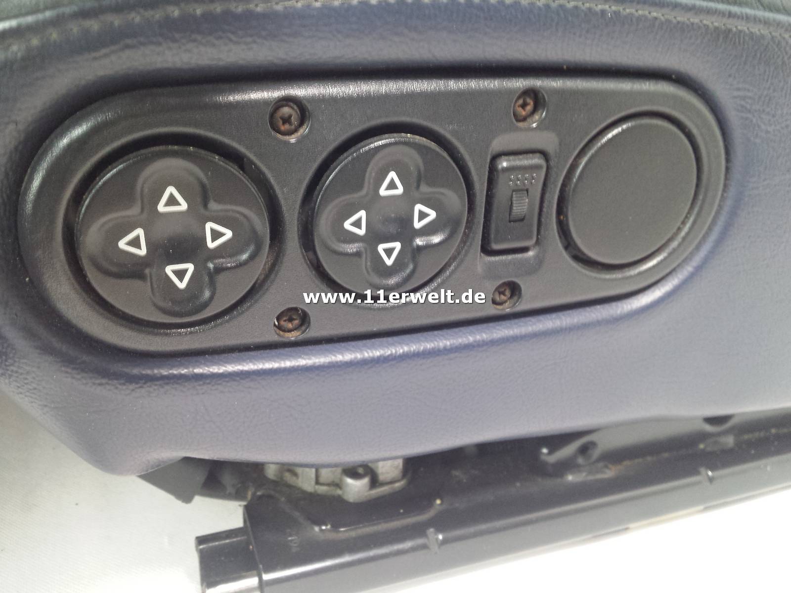 Ledersitze Porsche 993 dunkelblau elektrisch verstellbar mit Sitzheizung
