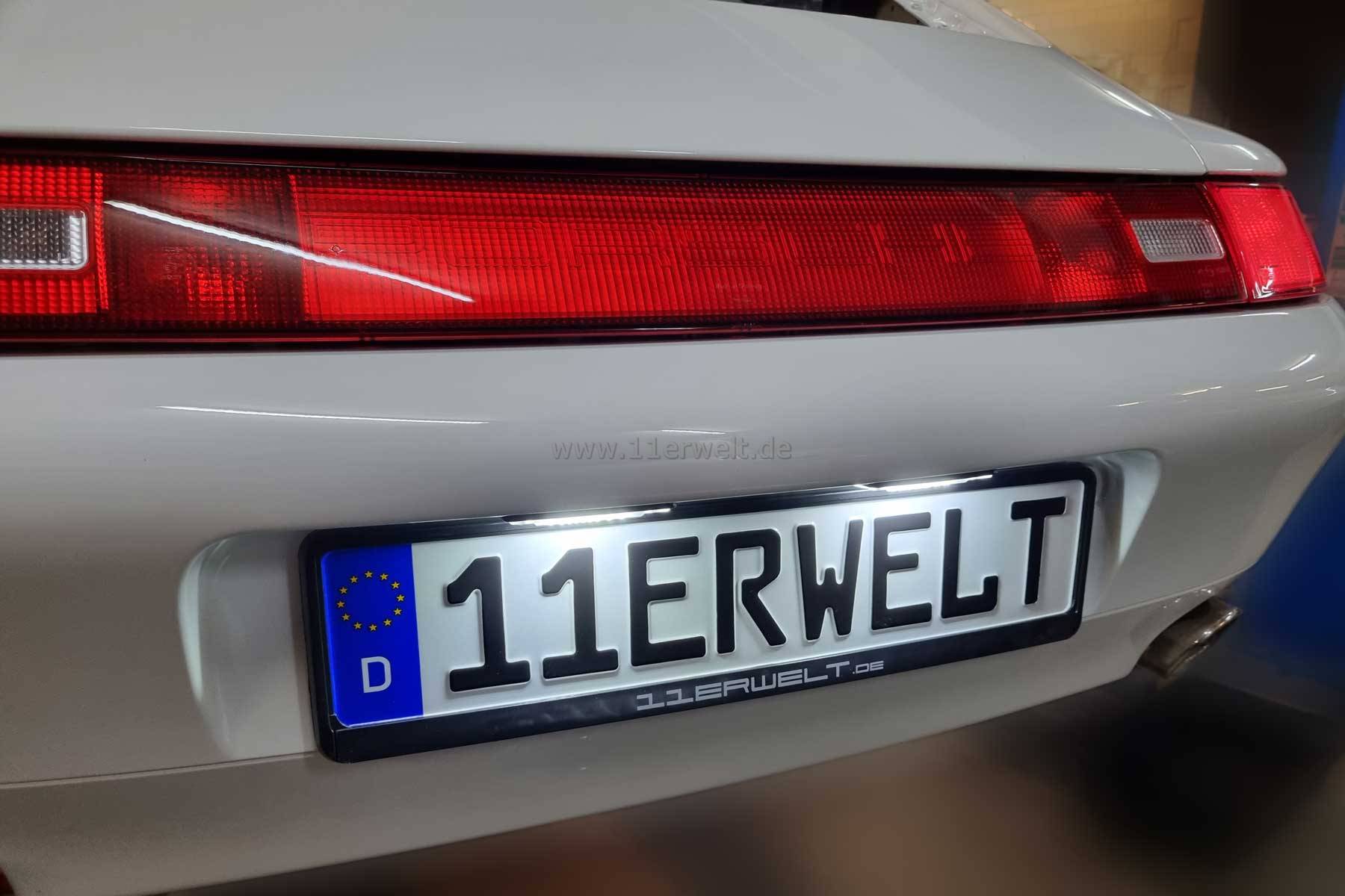 LED Kennzeichenleuchte Porsche 993, 996 VFL, 964, 968 und 986 Boxster SET 2 Stück
