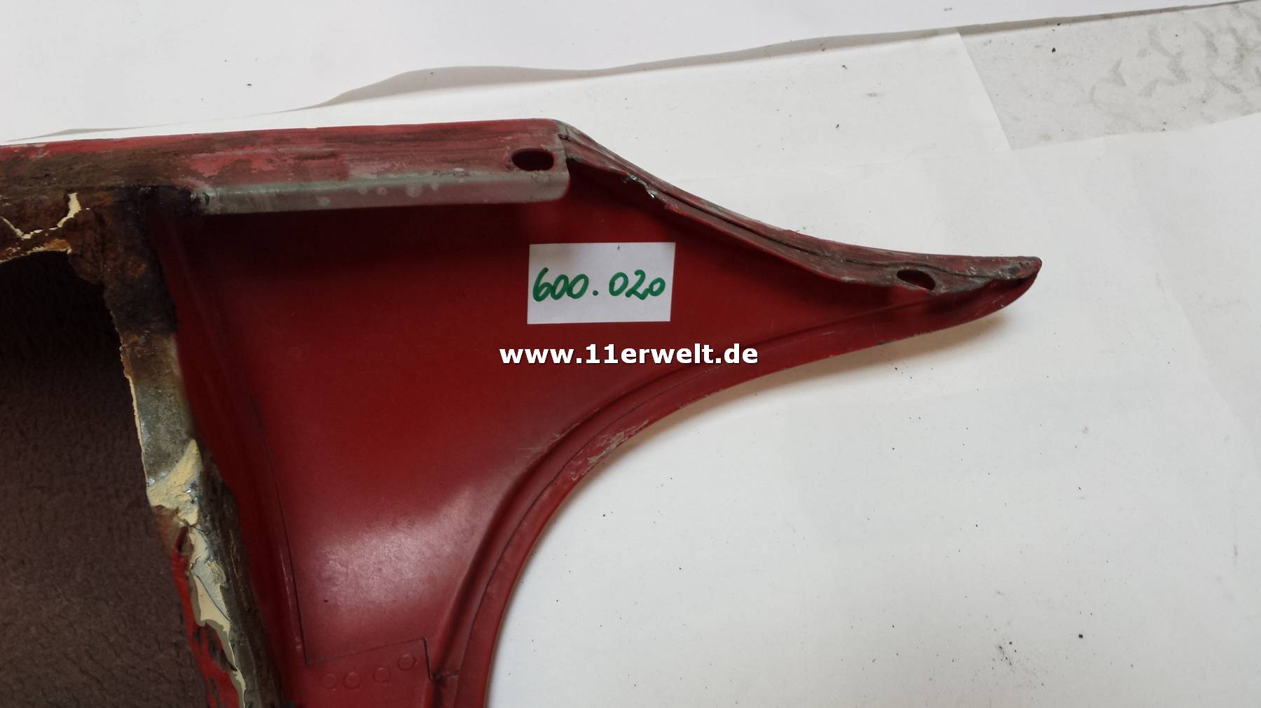 Original Porsche 964 Kotflügel rechts, rot