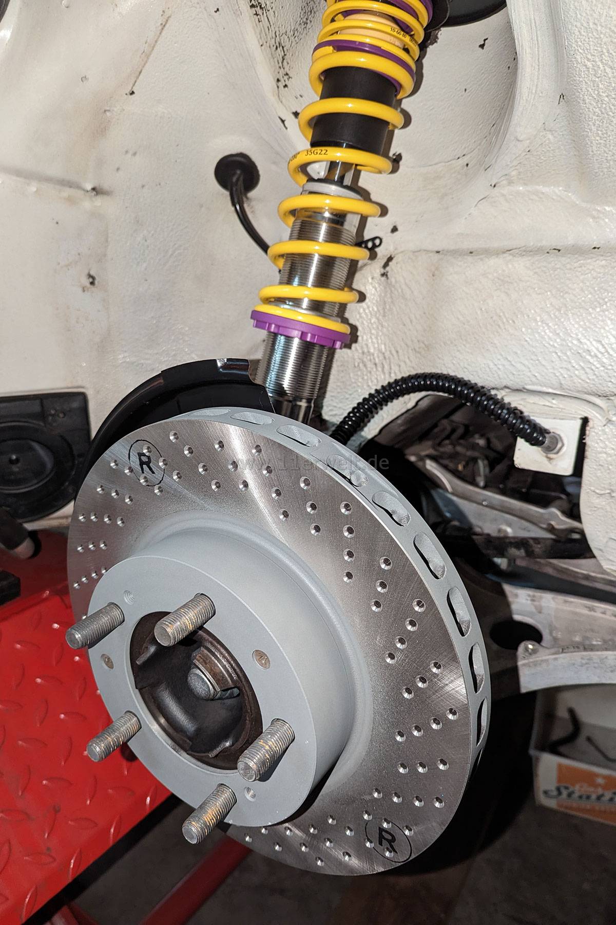 Sportfahrwerk KW V1 für Porsche 993 Carrera 2