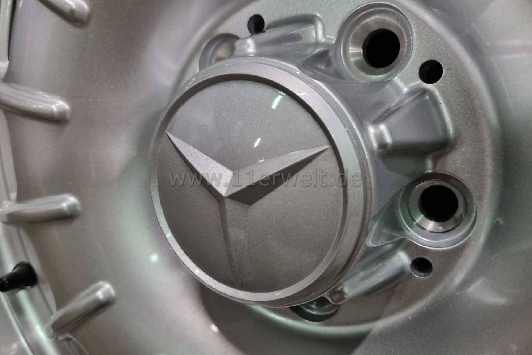 Nabendeckel Mercedes Stern für Maxilite und Original Mercedes Barock Felge