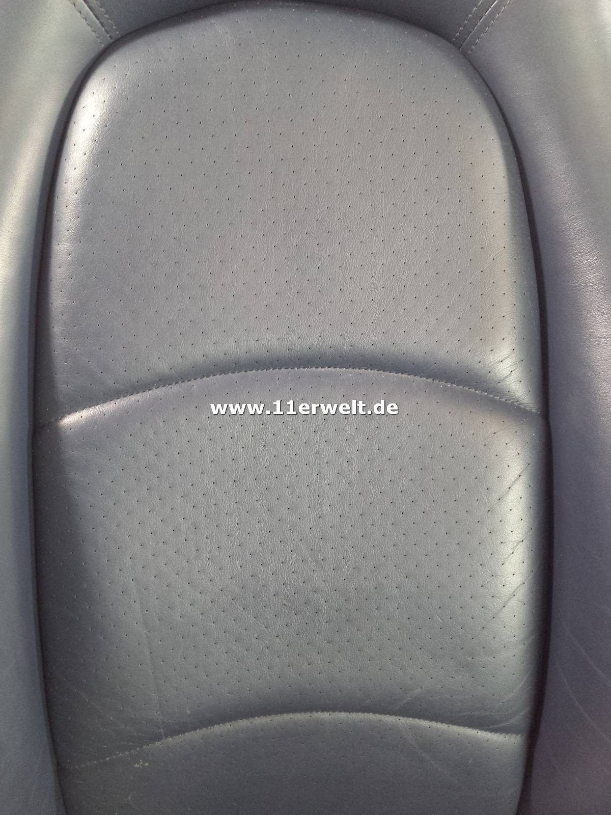 Ledersitze Porsche 993 dunkelblau elektrisch verstellbar