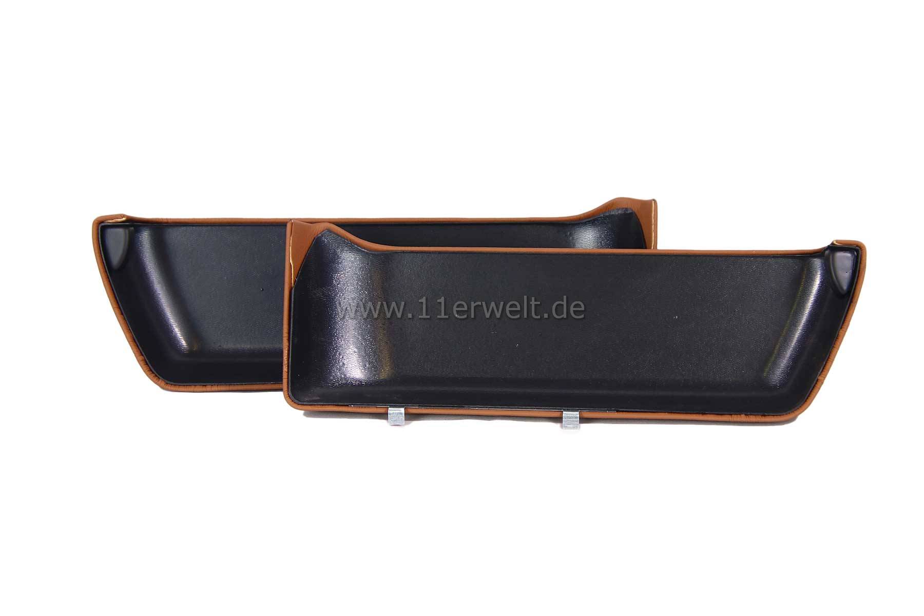 Türtaschen - Türablagen für Mercedes R107 tabak. Set mit 2 Stück