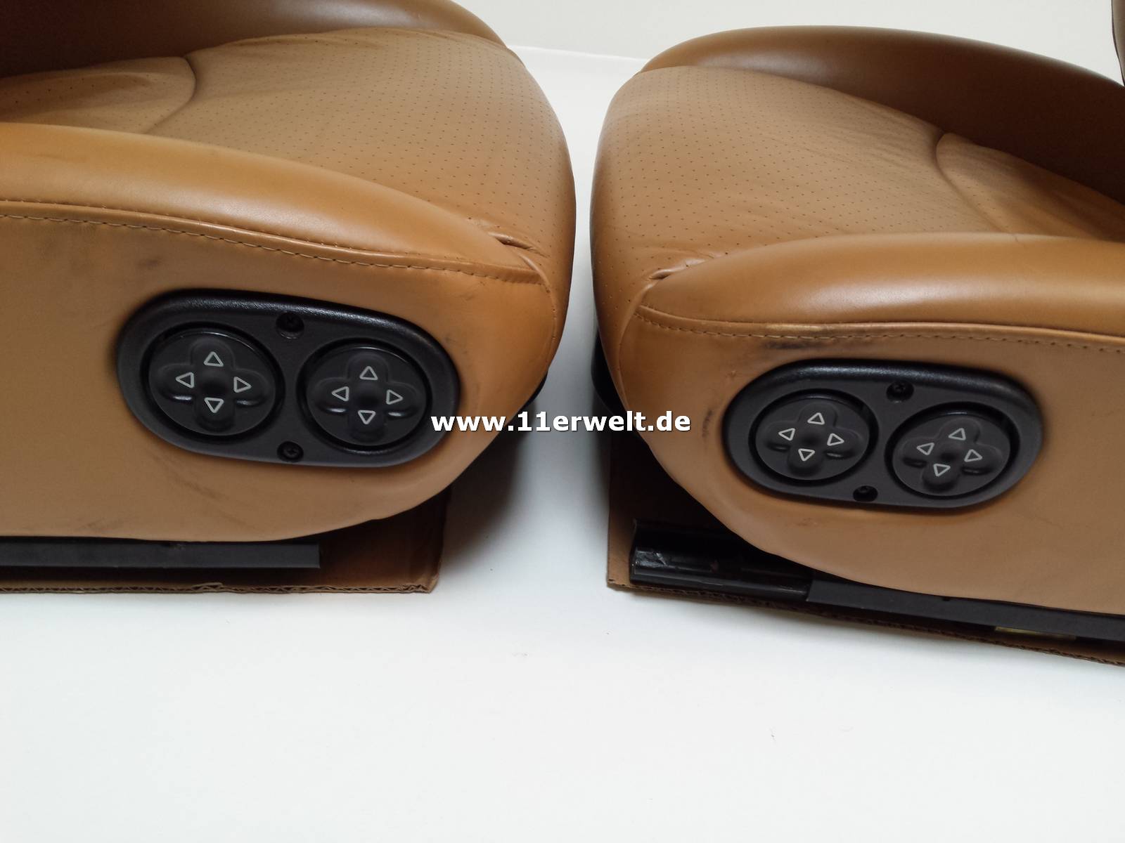 Ledersitze Porsche 993 hellbraun elektrisch verstellbar