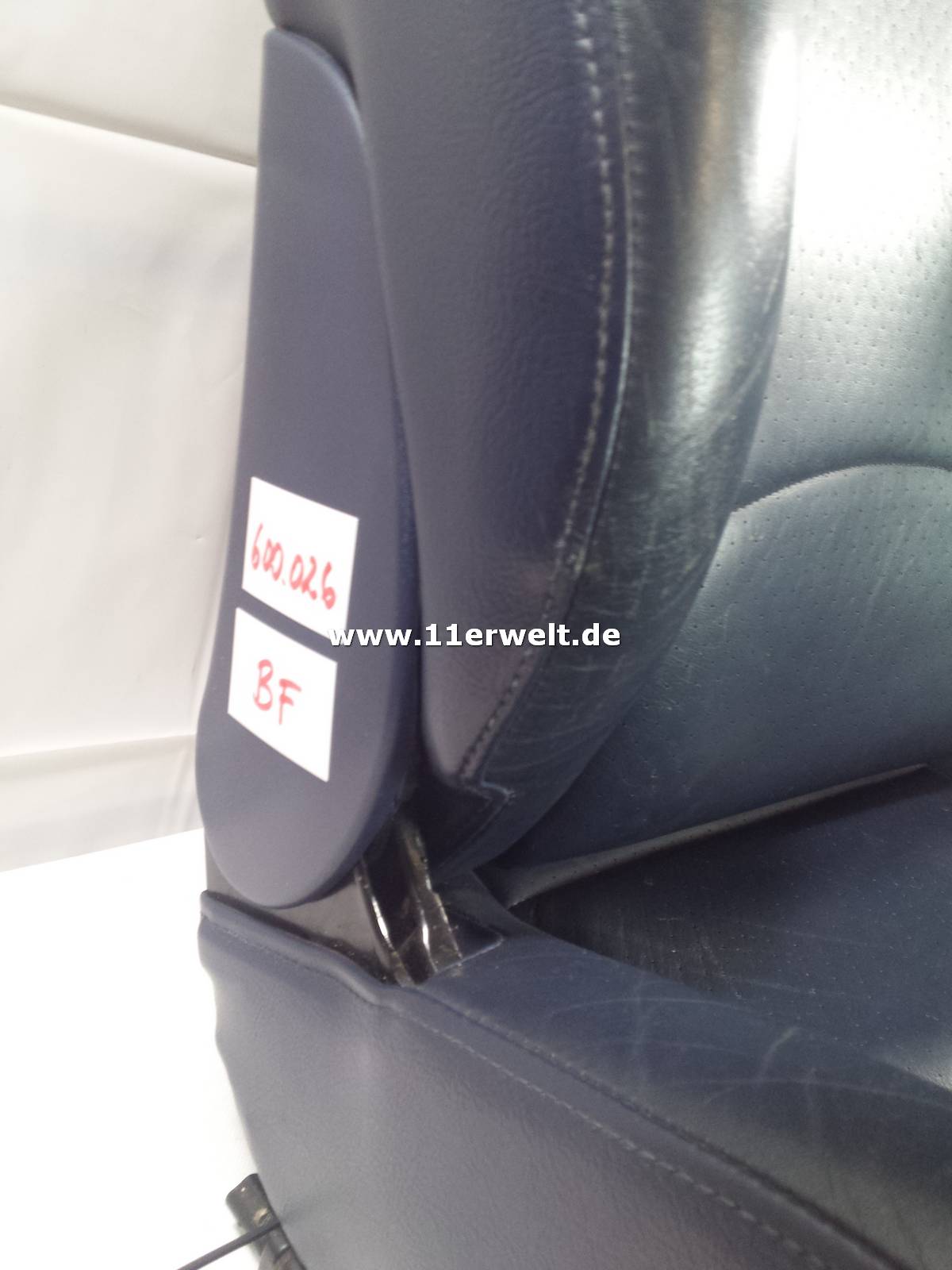 Ledersitze Porsche 993 dunkelblau elektrisch verstellbar