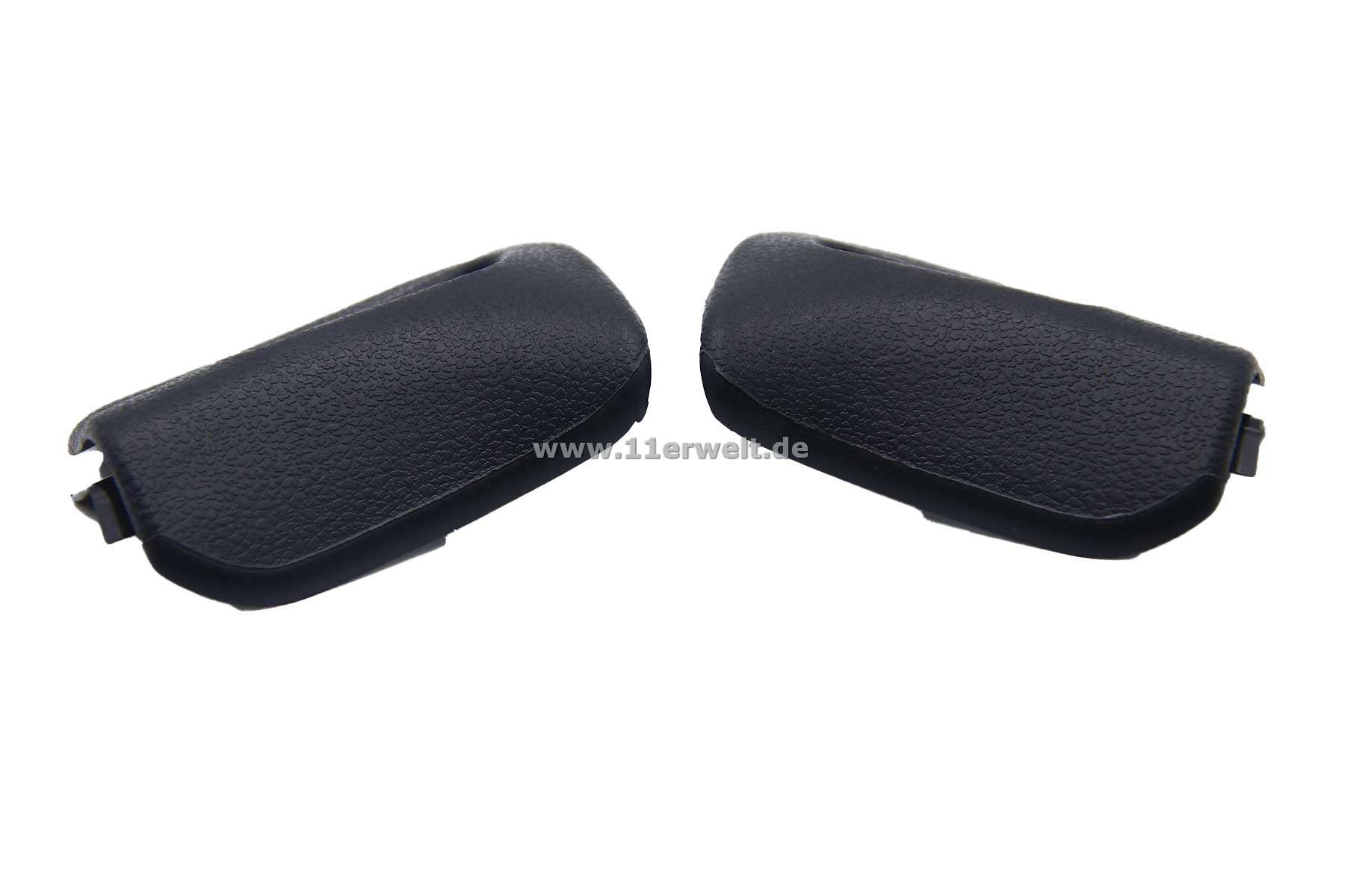Zierkappen / Abdeckung für den Halter der Sonnenblende Mercedes R129, A124 und W124 Cabrio schwarz