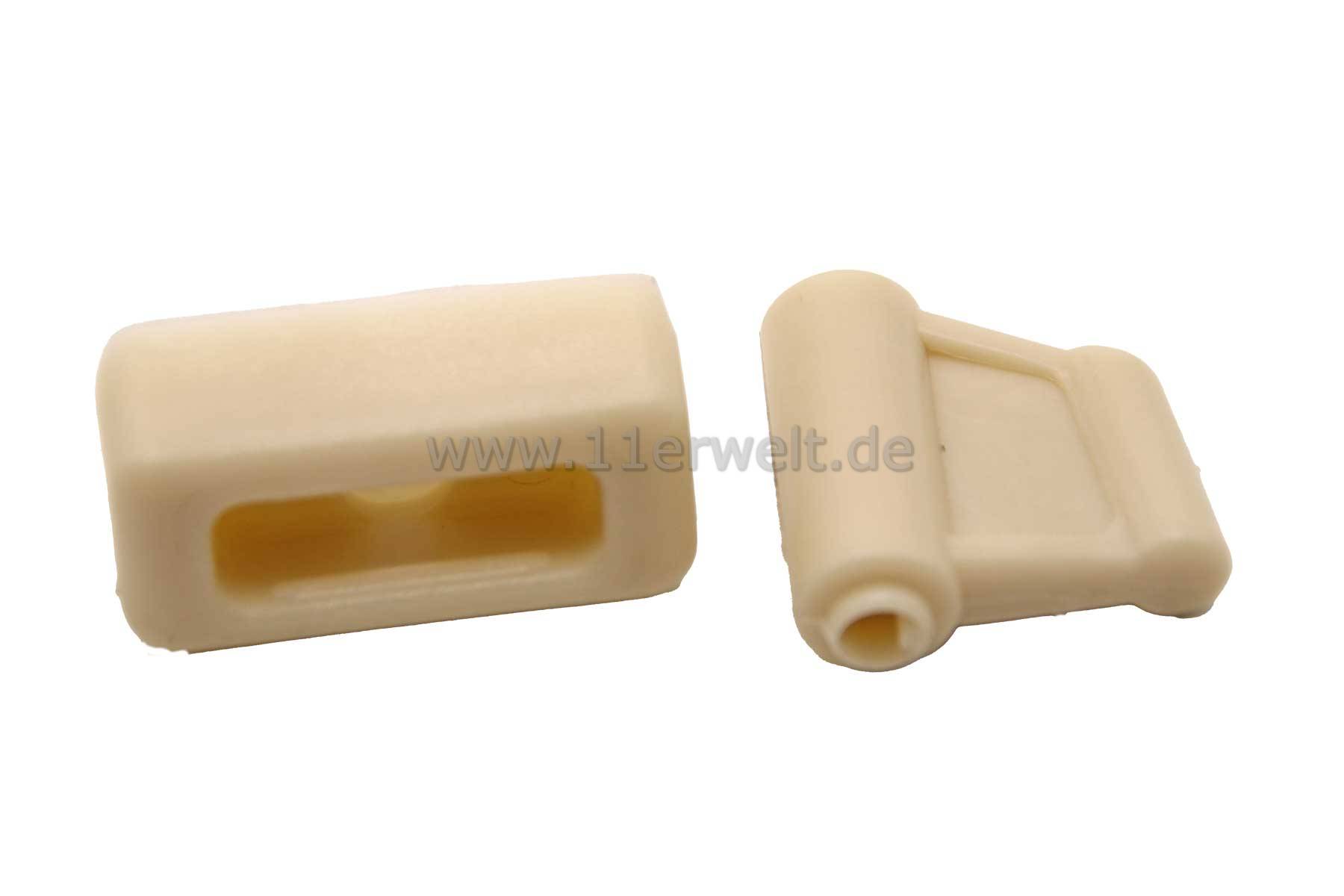 Halter - Clips zur Befestigung der Sonnenblende Mercedes R107 creme