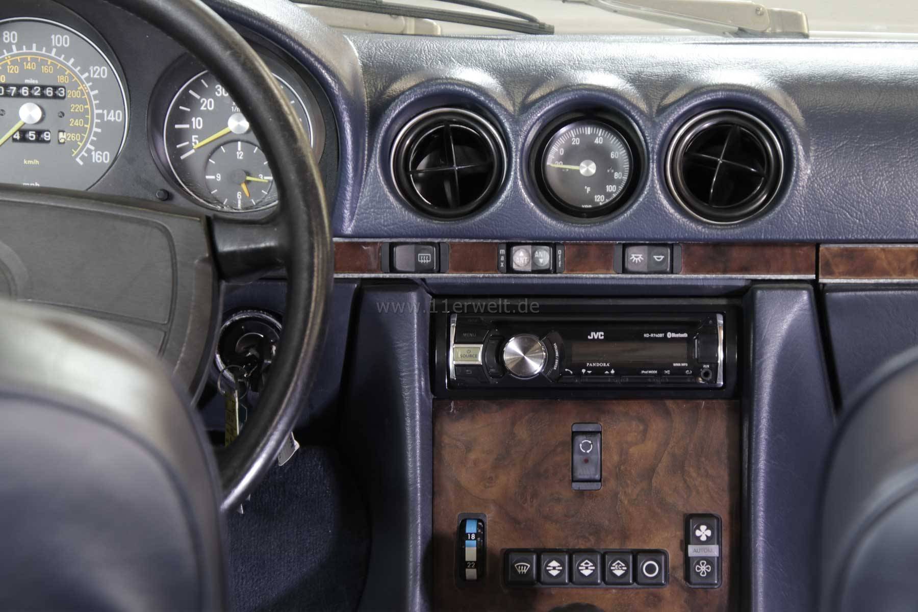 ++VERKAUFT++ Mercedes 560SL weiß mit blauem Leder