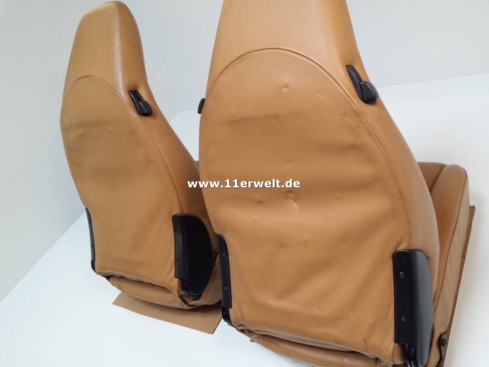 Ledersitze Porsche 993 hellbraun elektrisch verstellbar