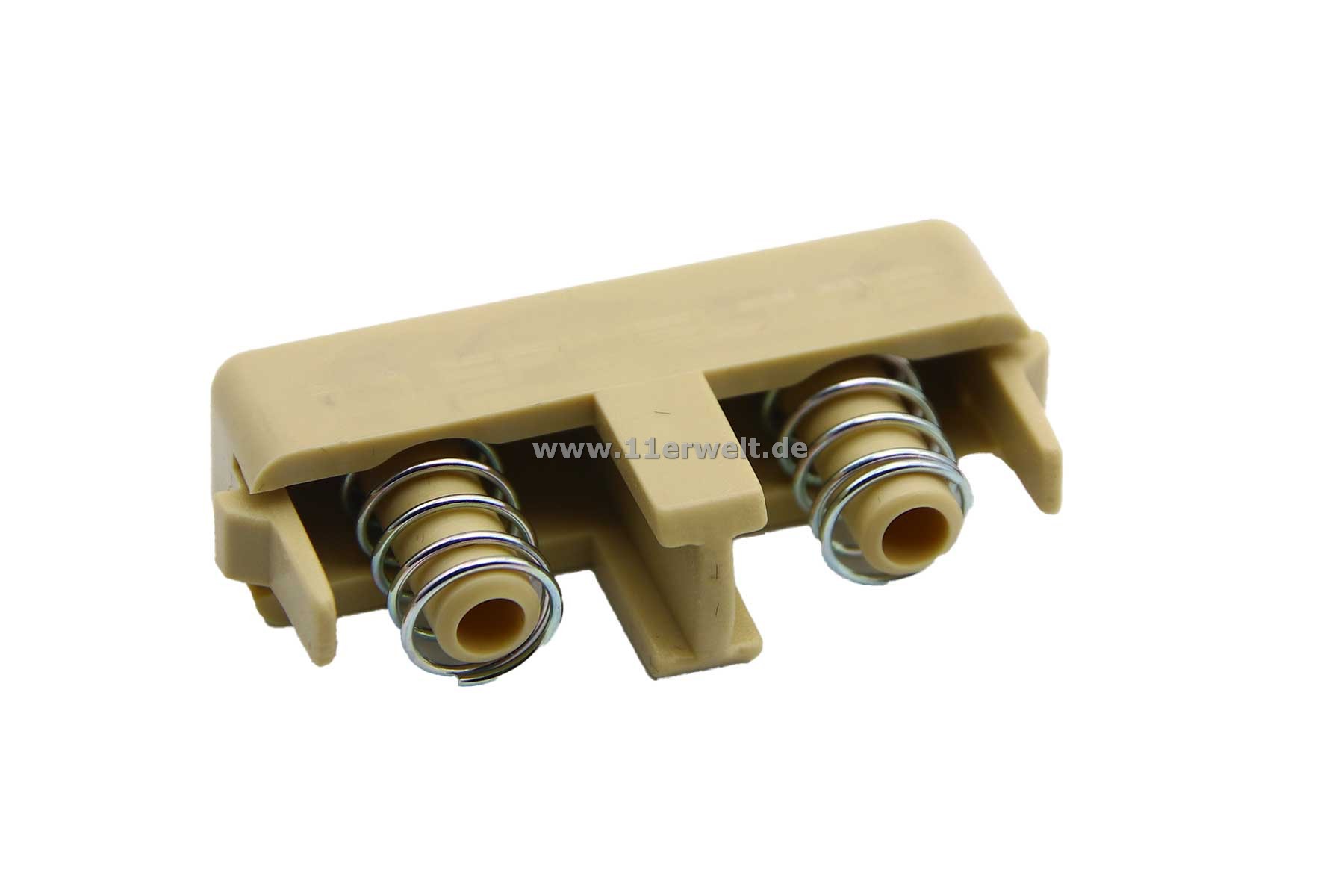 Entriegelungsknopf - Side Push Button Mittelkonsole Mercedes SL R129 in creme/beige mit Federn