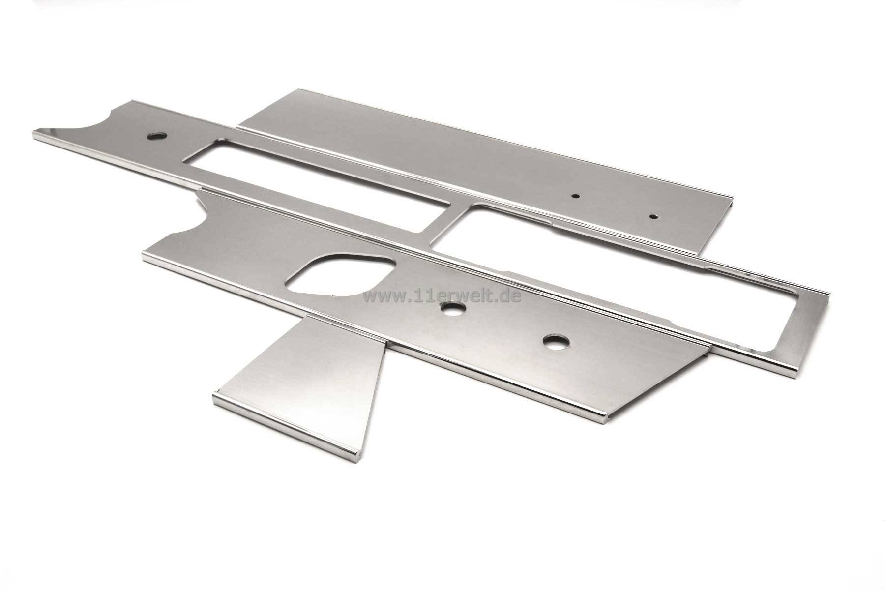Verkleidung/Zierleisten für Armaturenbrett Porsche 911 und 912 Aluminium
