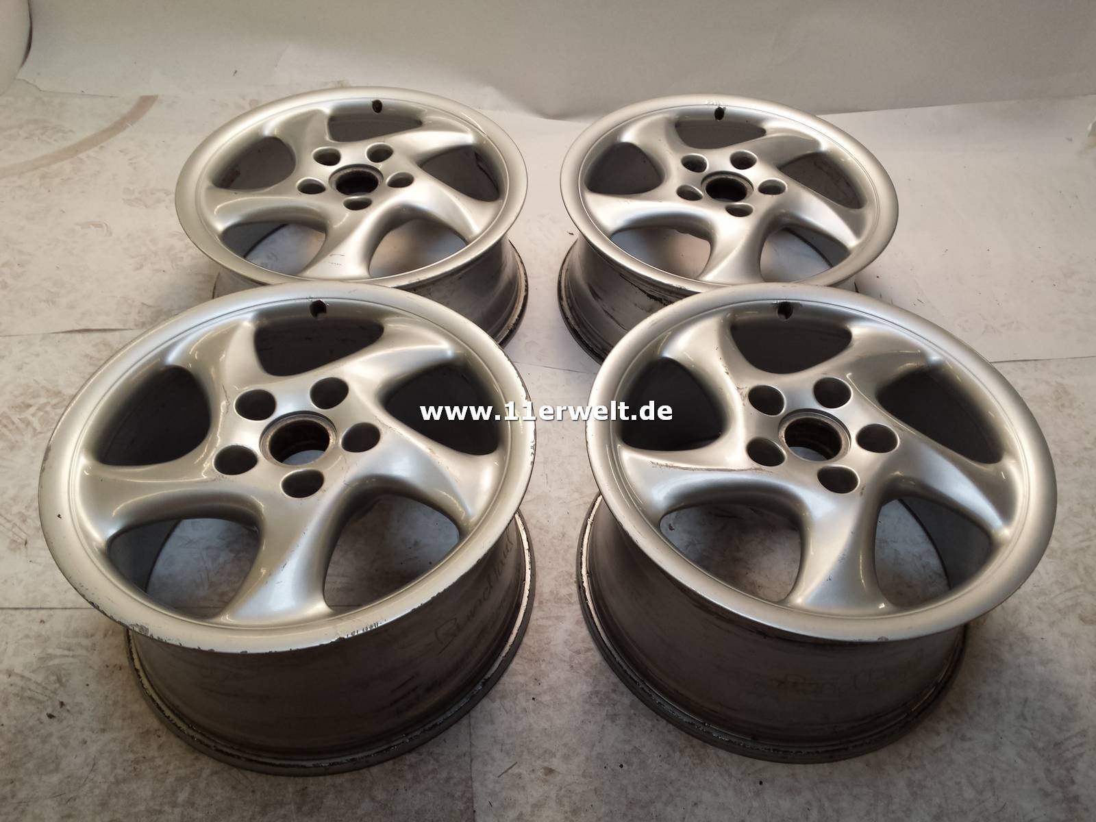 Original Porsche 993 Felgen "Turbo Look" 18 Zoll 7,5 x 18 ET 50 und 10 x 18, ET 65