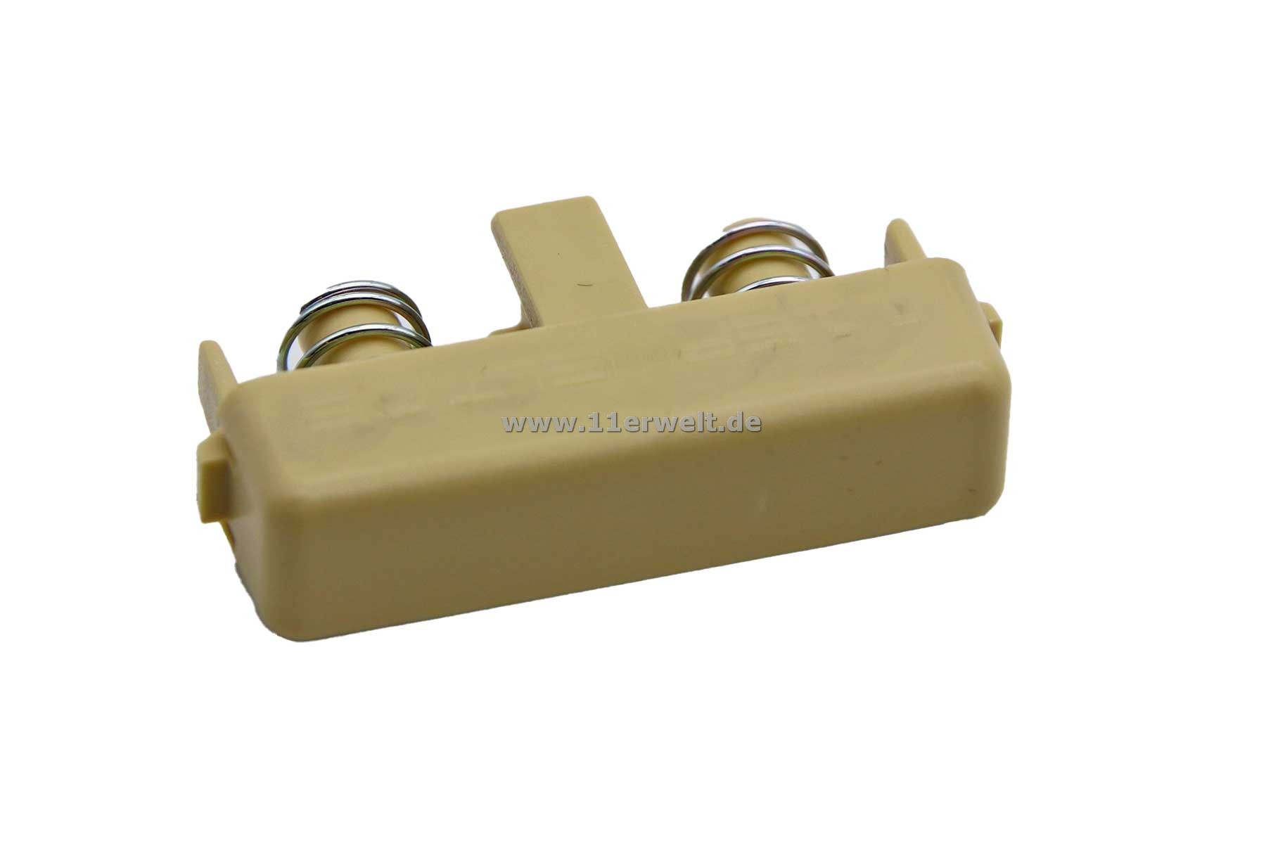 Entriegelungsknopf - Side Push Button Mittelkonsole Mercedes SL R129 in creme/beige mit Federn