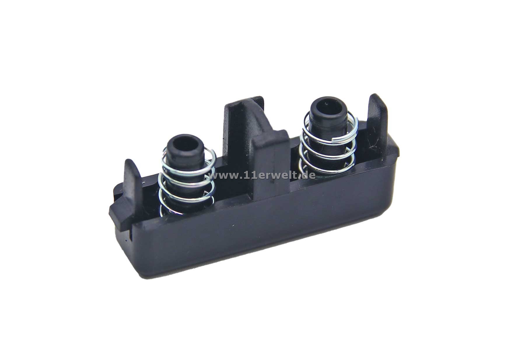 Entriegelungsknopf - Side Push Button Mittelkonsole Mercedes SL R129 in schwarz inkl. Federn
