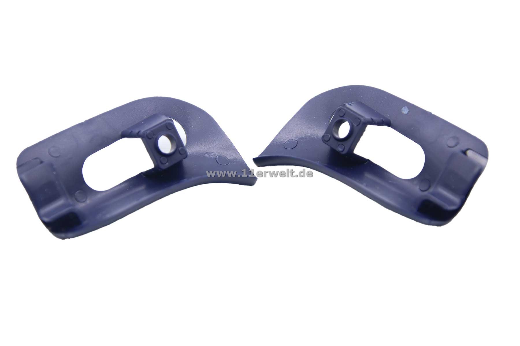 Zierkappen / Abdeckung für den Halter der Sonnenblende Mercedes R129, A124 und W124 Cabrio blau