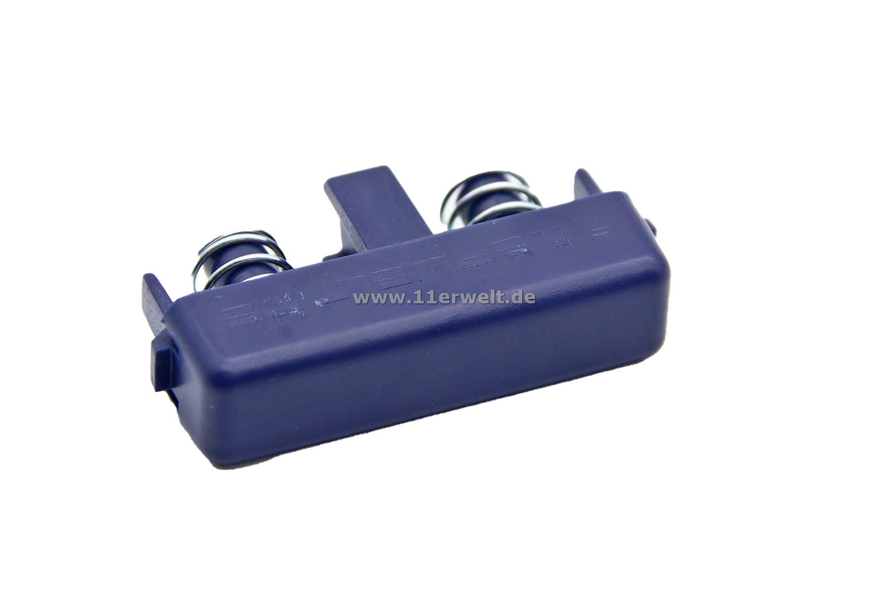 Entriegelungsknopf - Side Push Button Mittelkonsole Mercedes SL R129 in blau mit Federn