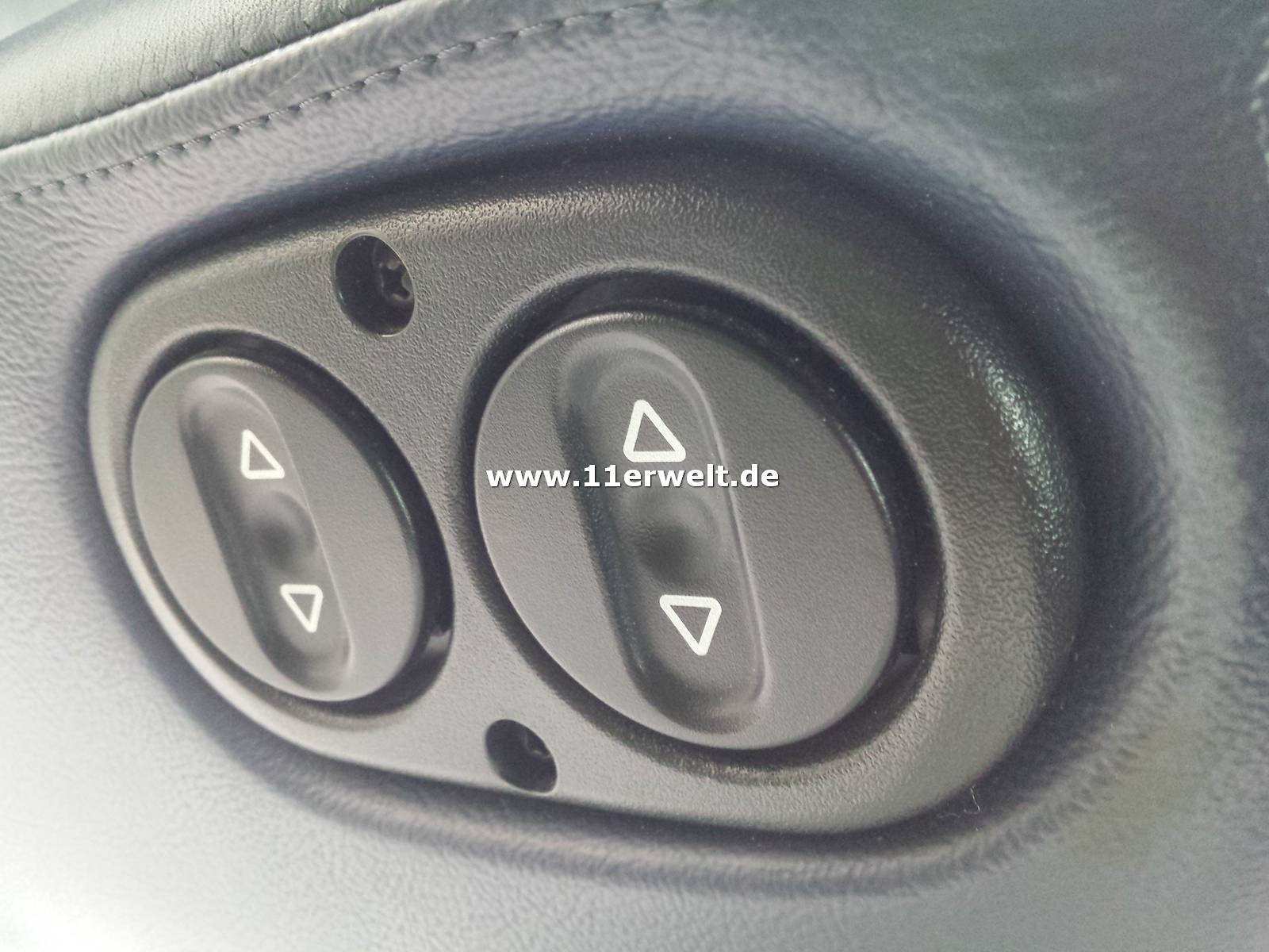 Ledersitze Porsche 993 dunkelblau elektrisch verstellbar