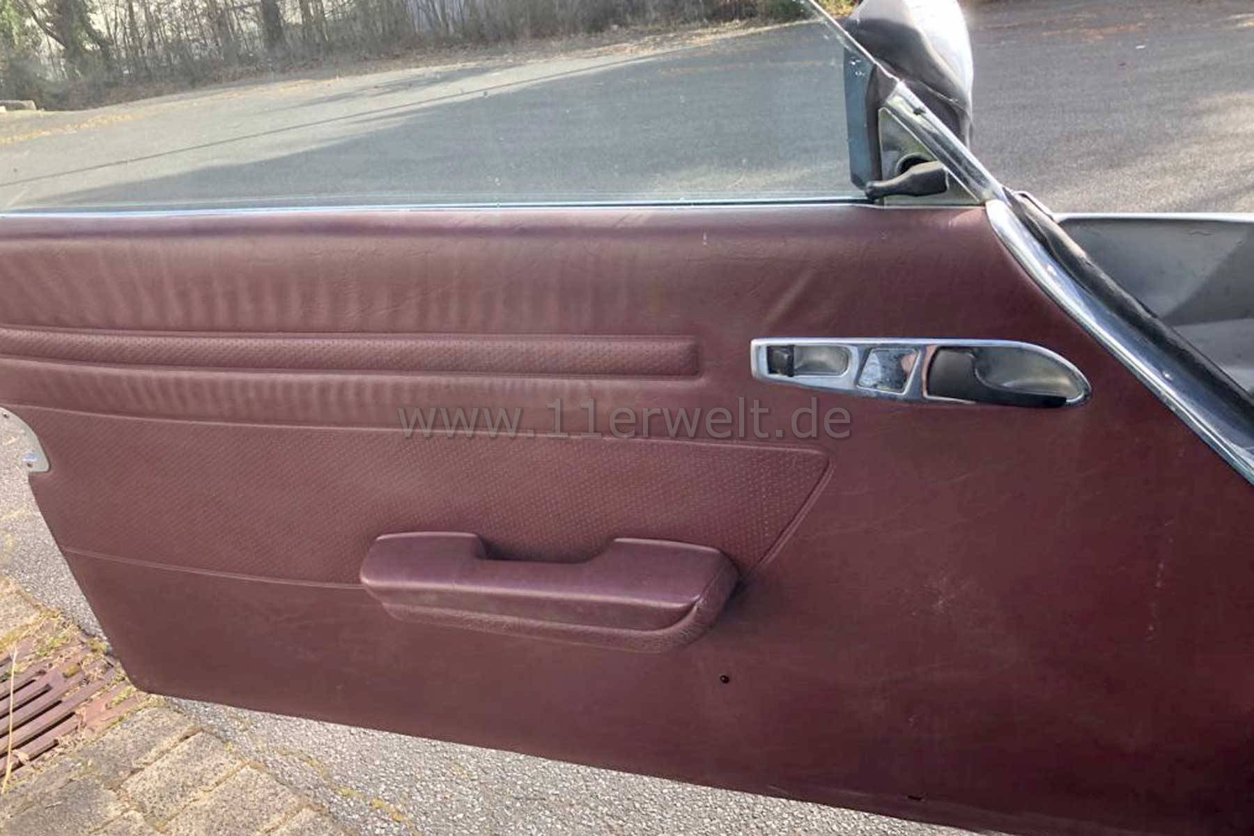 Mercedes 380SL silber, Leder Burgund zum Restaurieren