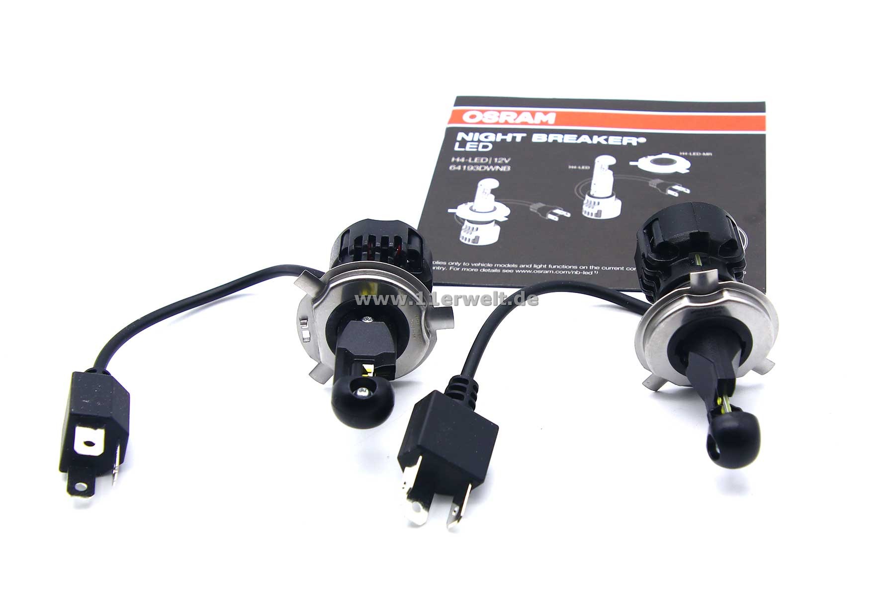 Für Mercedes R107: H4-LED PRO OSRAM NIGHT BREAKER 64193DWNB-FB