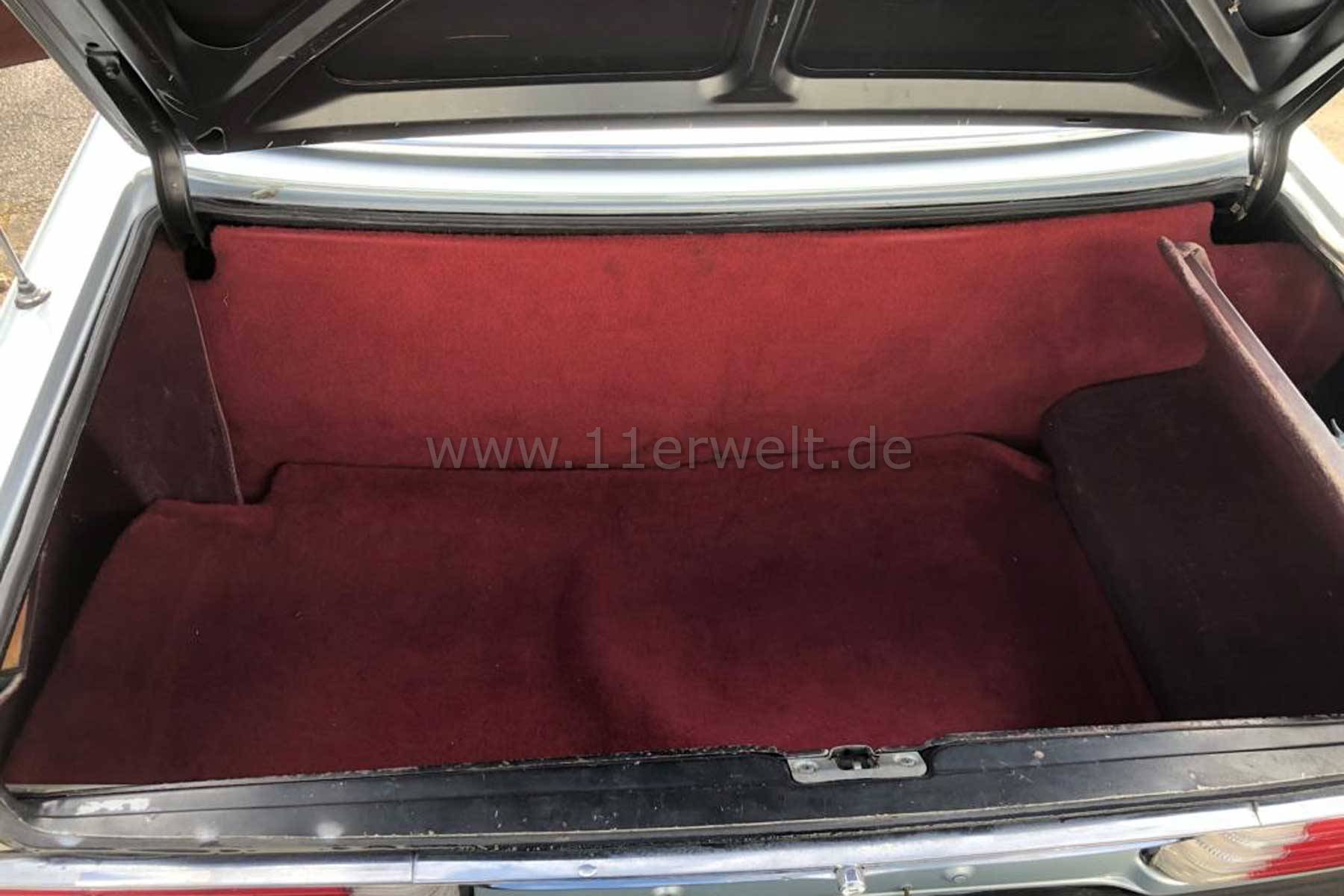 Mercedes 380SL silber, Leder Burgund zum Restaurieren