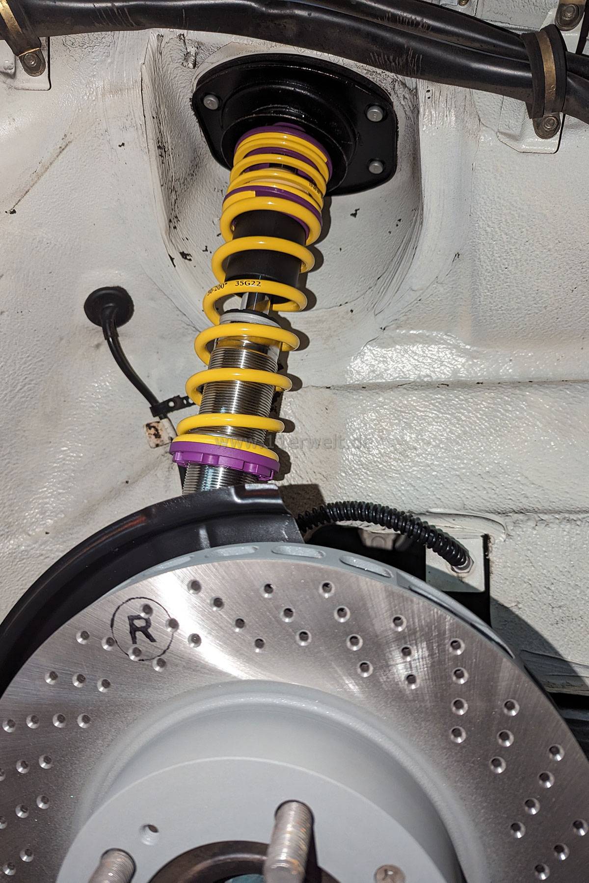 Sportfahrwerk KW V1 für Porsche 993 Carrera 2