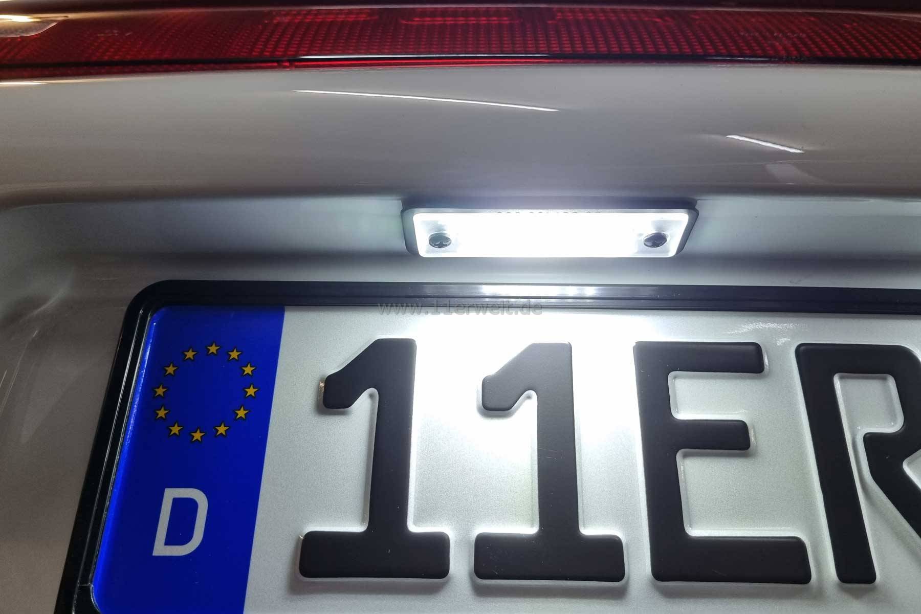 LED Kennzeichenleuchte Porsche 993, 996 VFL, 964, 968 und 986 Boxster SET 2 Stück