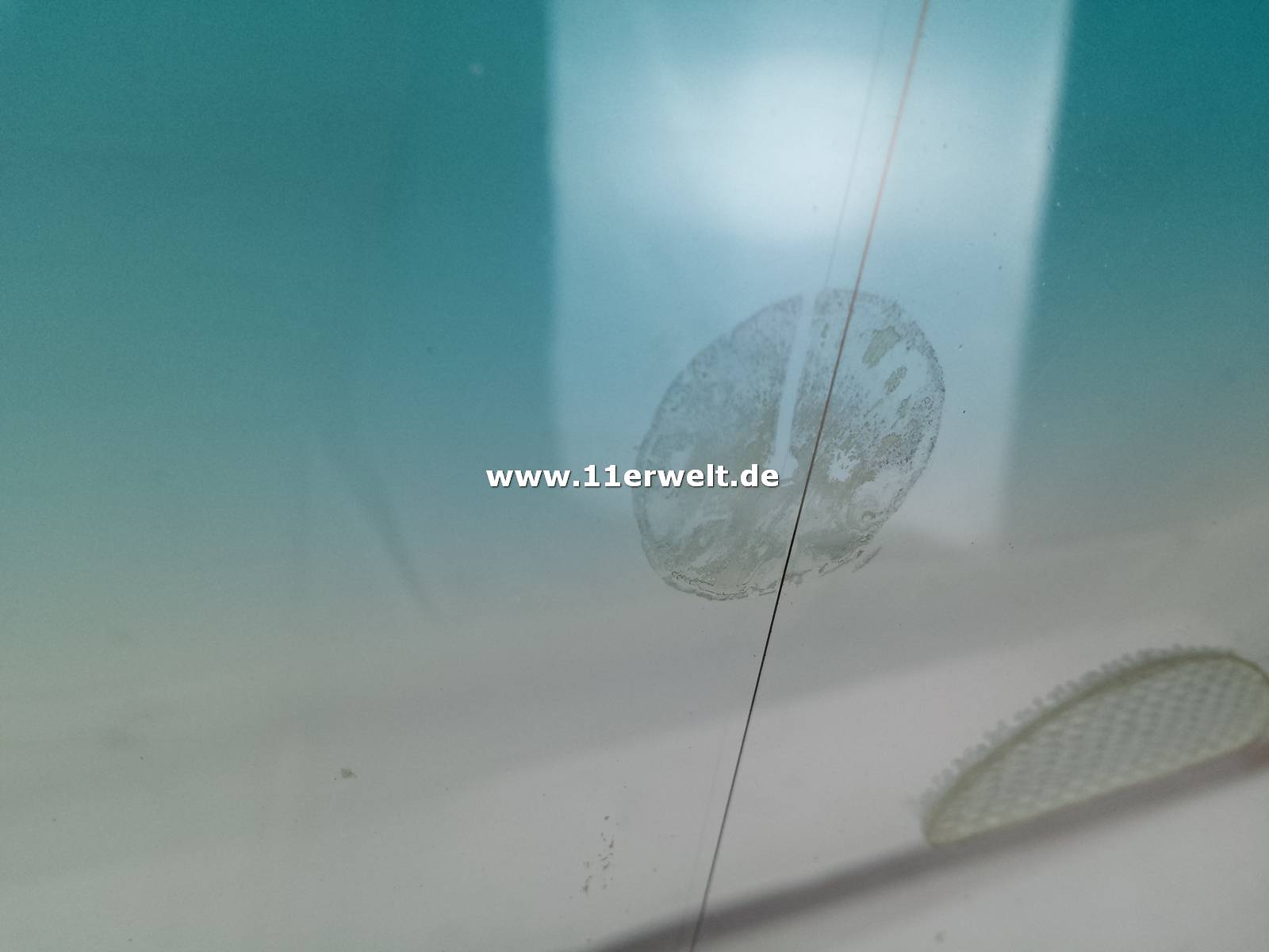 Frontscheibe mit Grünkeil und Antenne Porsche 964