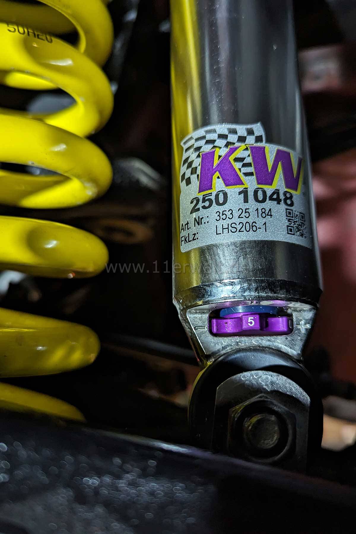 Sportfahrwerk KW V3 für Mercedes SL Cabrio R107