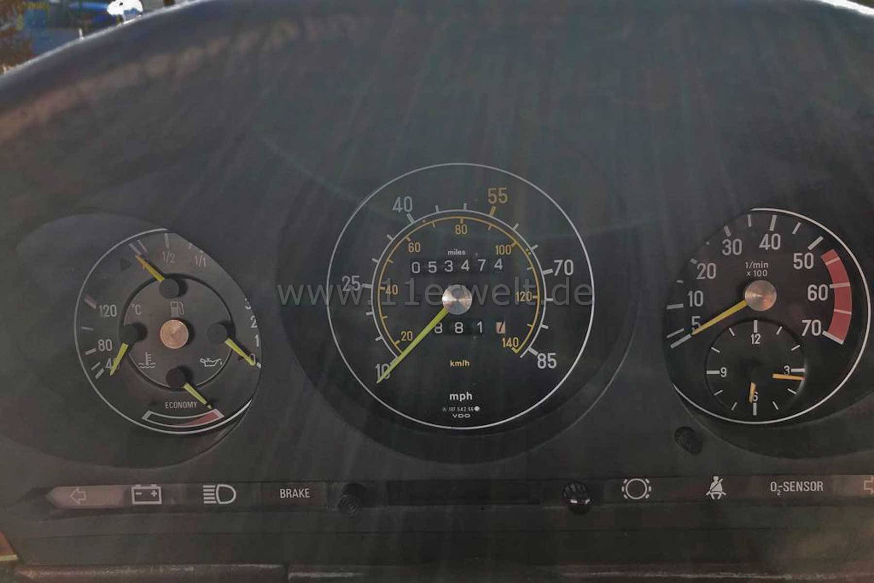 Mercedes 380SL silber, Leder Burgund zum Restaurieren