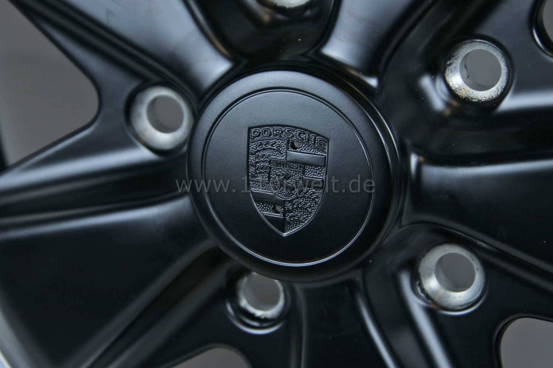 Nabendeckel für Fuchs Felge oder Maxilite Felge schwarz mit Wappen
