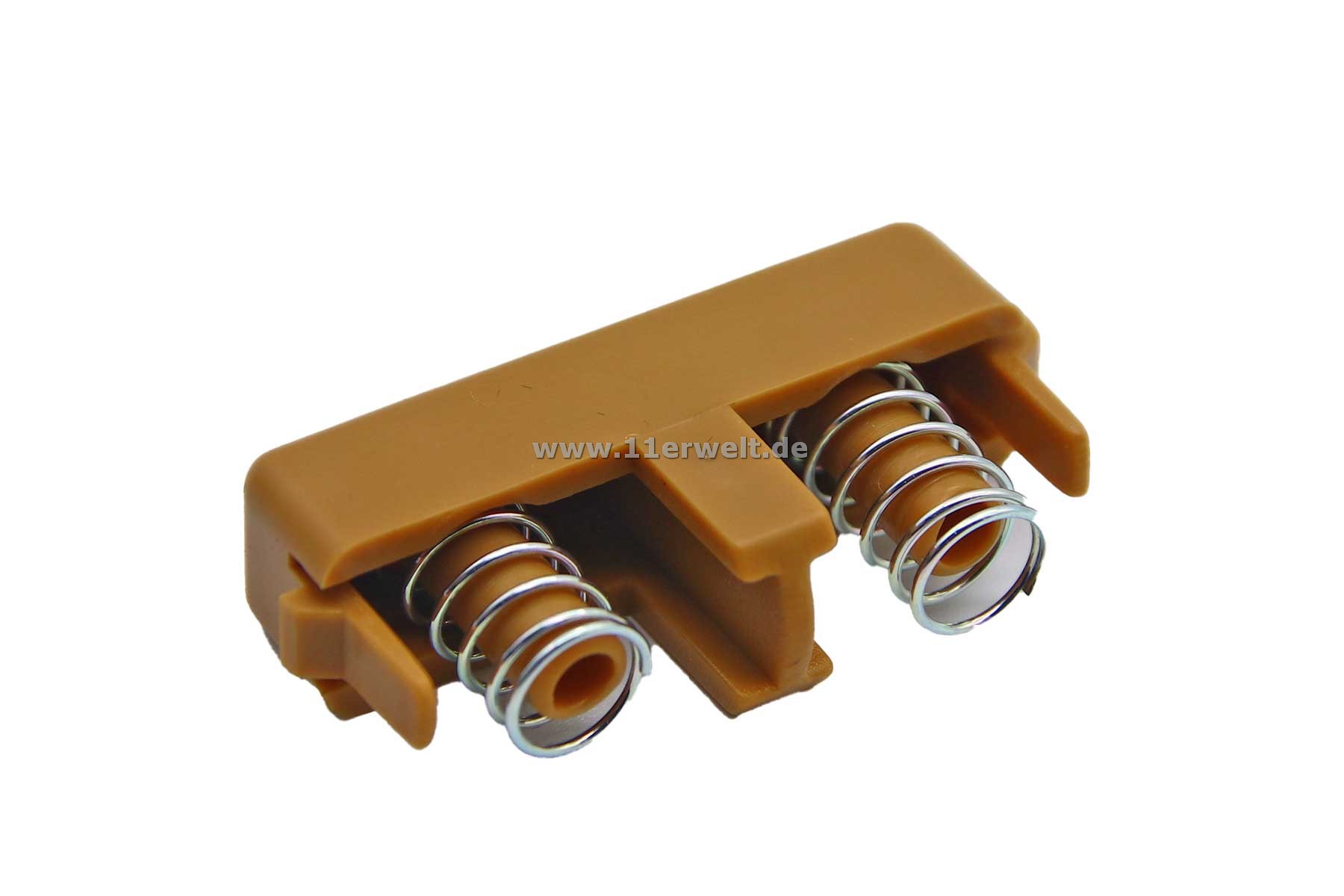 Entriegelungsknopf - Side Push Button Mittelkonsole Mercedes SL R129 in palomino inkl. Federn