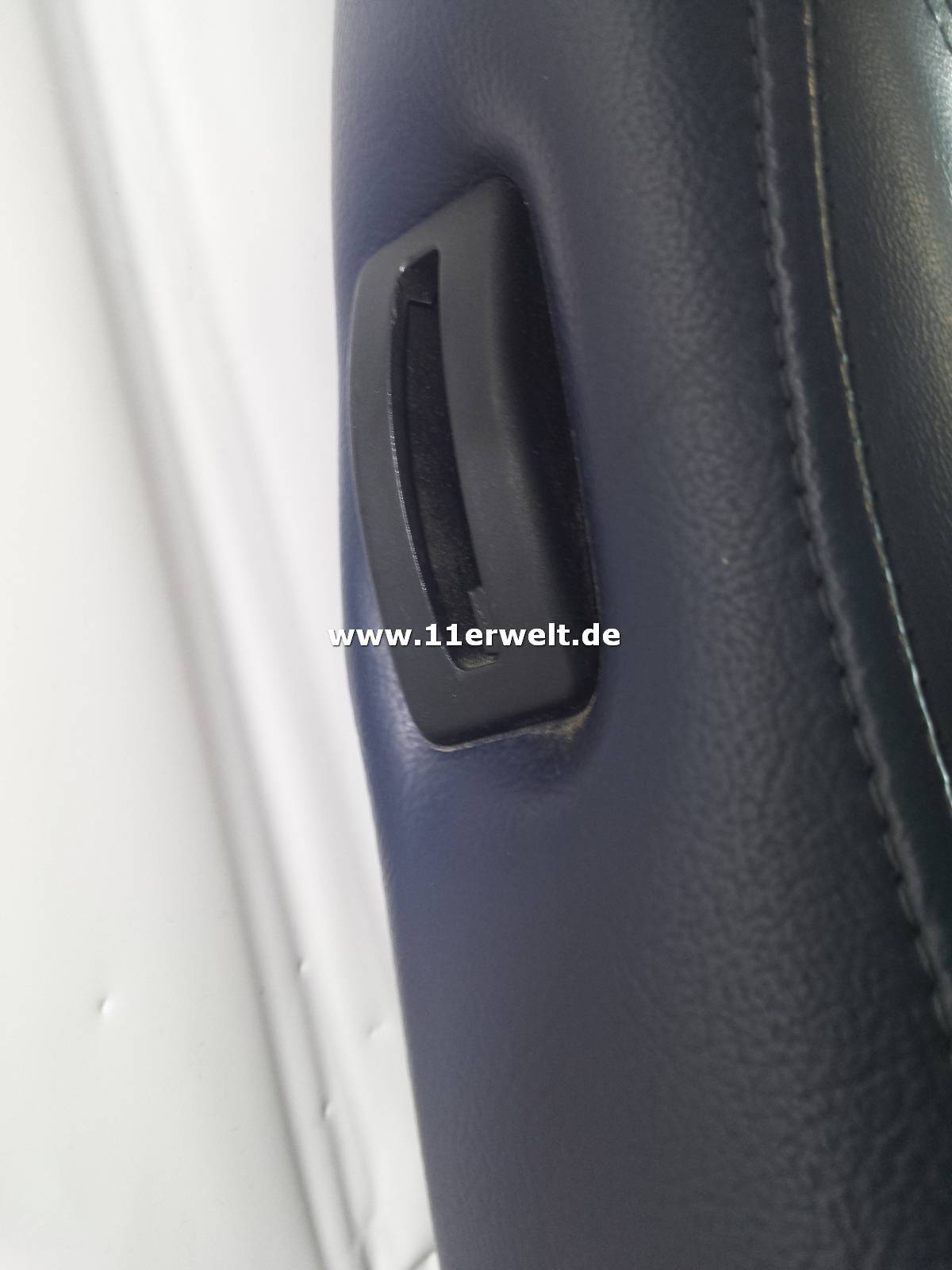 Ledersitze Porsche 993 dunkelblau elektrisch verstellbar mit Sitzheizung
