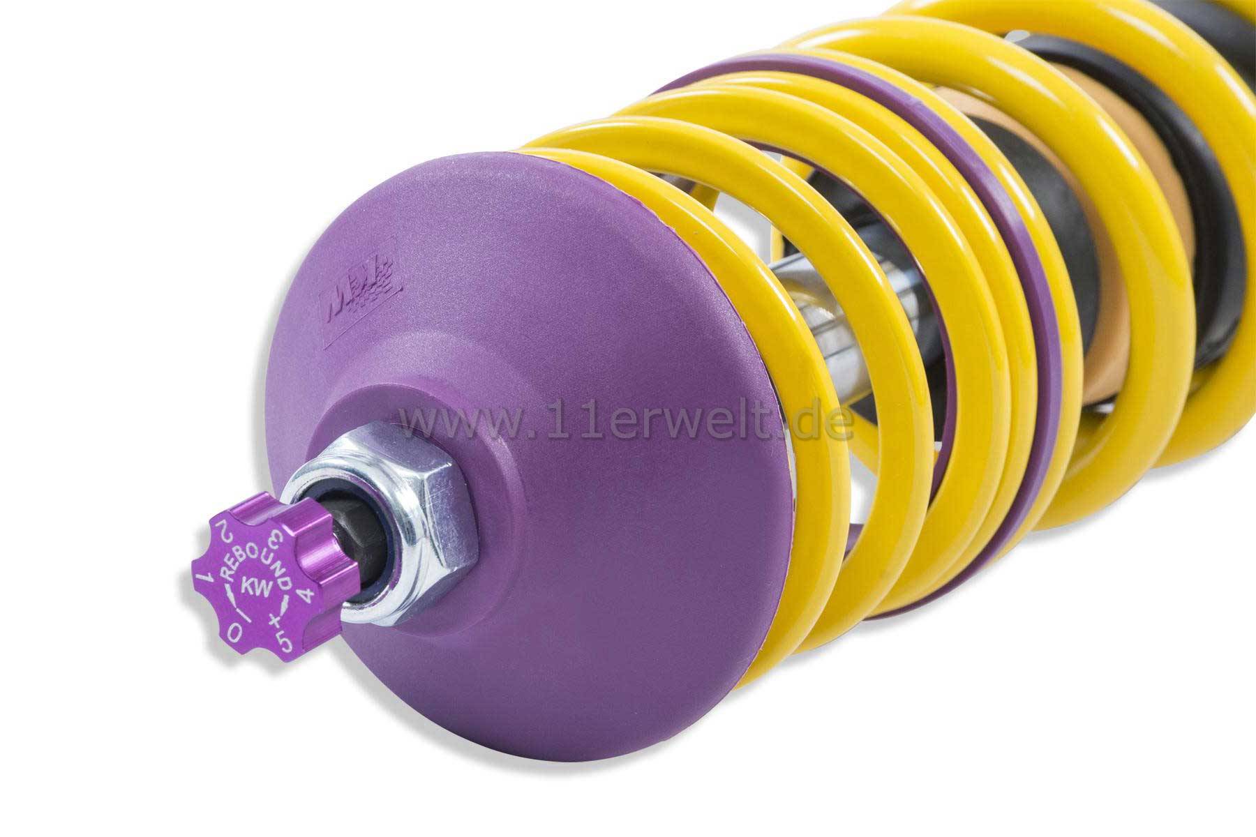 Sportfahrwerk KW V3 inox für Porsche 964 3.6 Carrera 4 11/90 bis 05/94