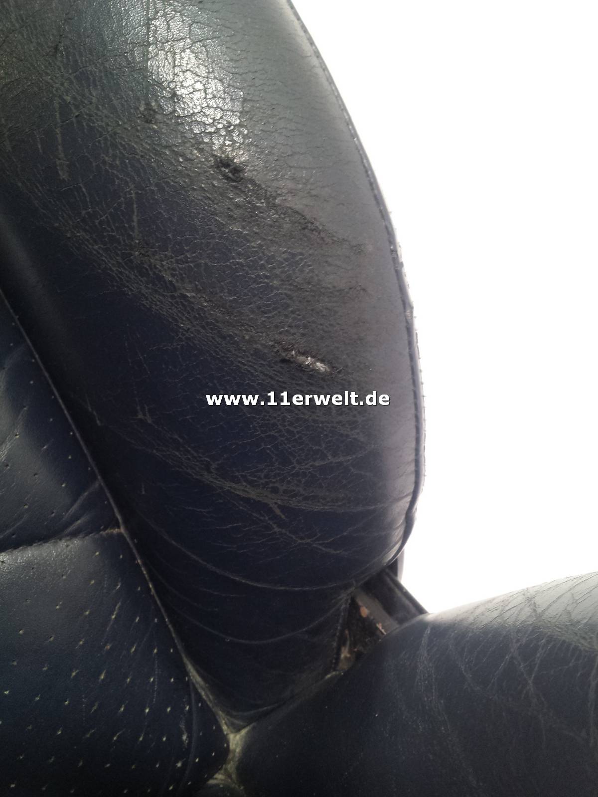 Ledersitze Porsche 993 dunkelblau elektrisch verstellbar