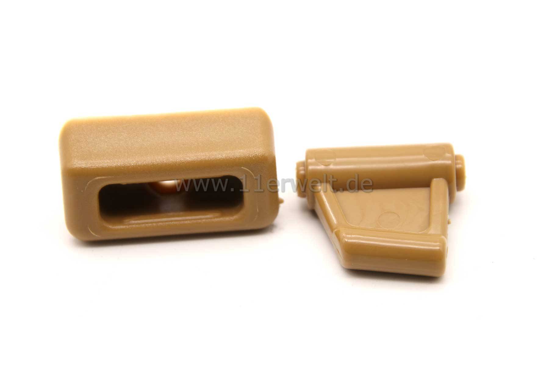 Halter - Clips zur Befestigung der Sonnenblende Mercedes R107 beige