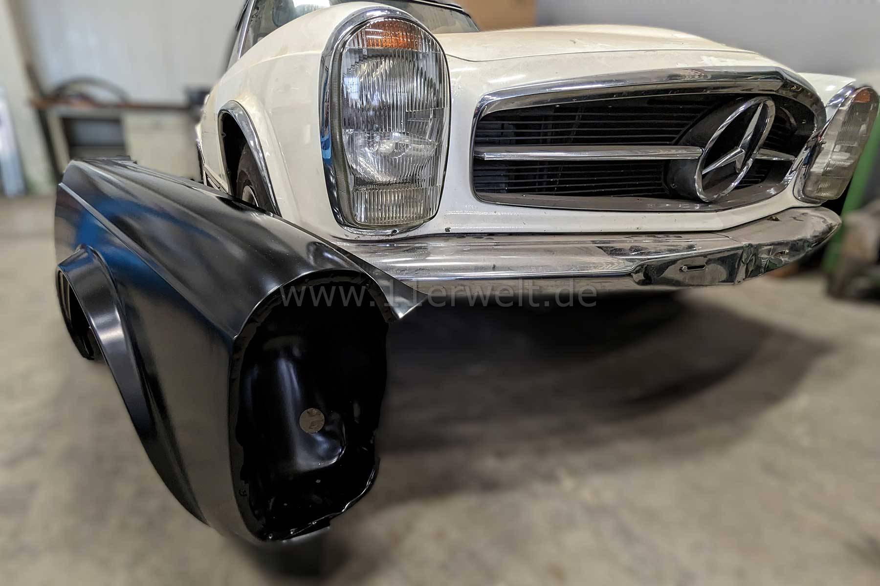 Kotflügel für Mercedes W113 Pagode links vorne