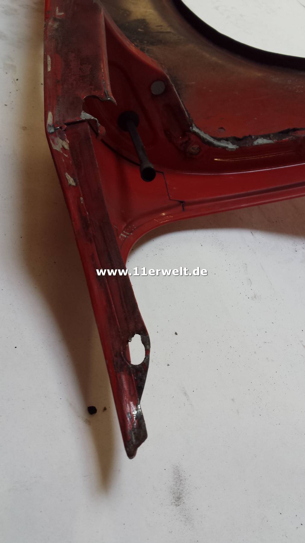 Original Porsche 964 Kotflügel links, rot